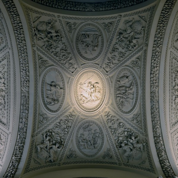 Palazzo Braschi (Rome) - Staircase ceiling 2