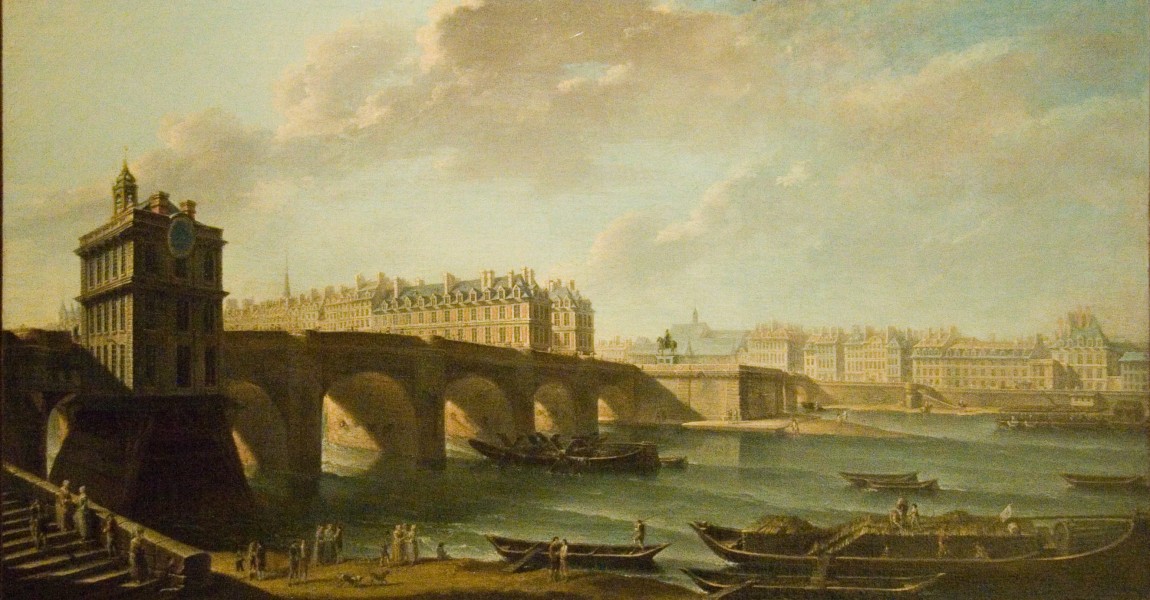 Raguenet - Le Pont Neuf, la Samaritaine et la pointe de la Cité