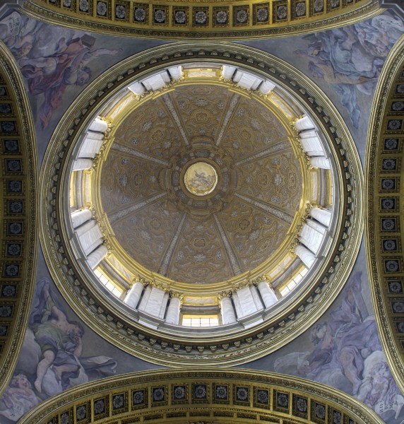 San Carlo al Corso (Rome) - Dome HDR