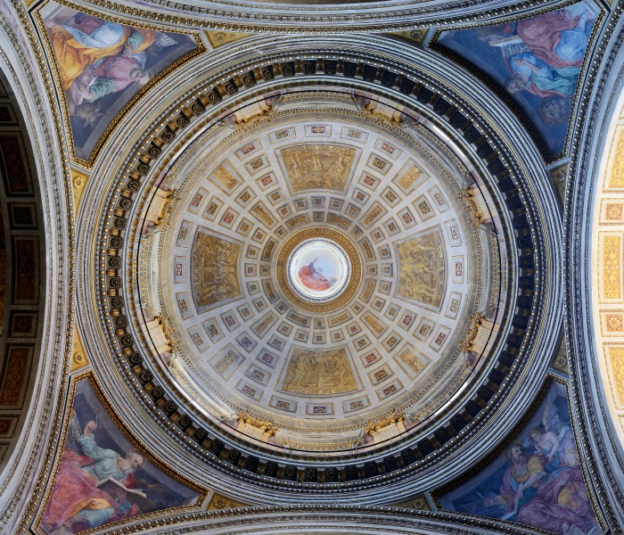 Santissima Trinità dei Pellegrini (Rome) - Dome