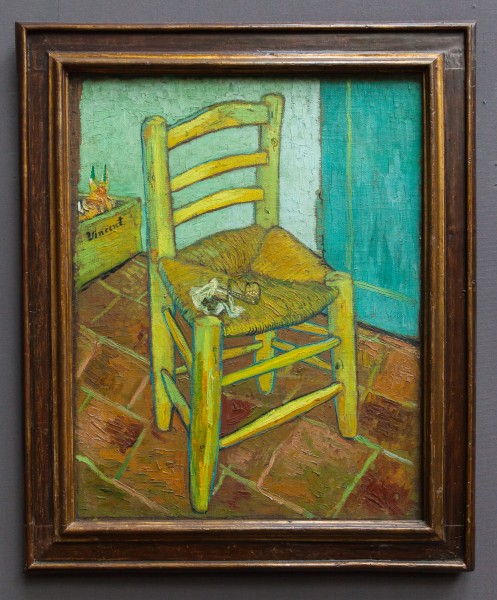 Silla de Vincent Van Gogh, Galería Nacional, Londres, Inglaterra, 2014-08-11, DD 168