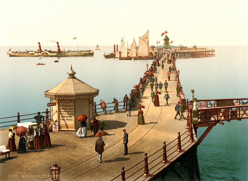 The jetty, Margate, Kent, England, ca. 1897 (1)
