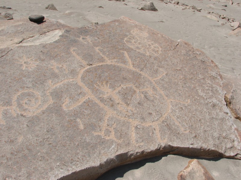 Toro Muerto Archaeological site - petroglyph