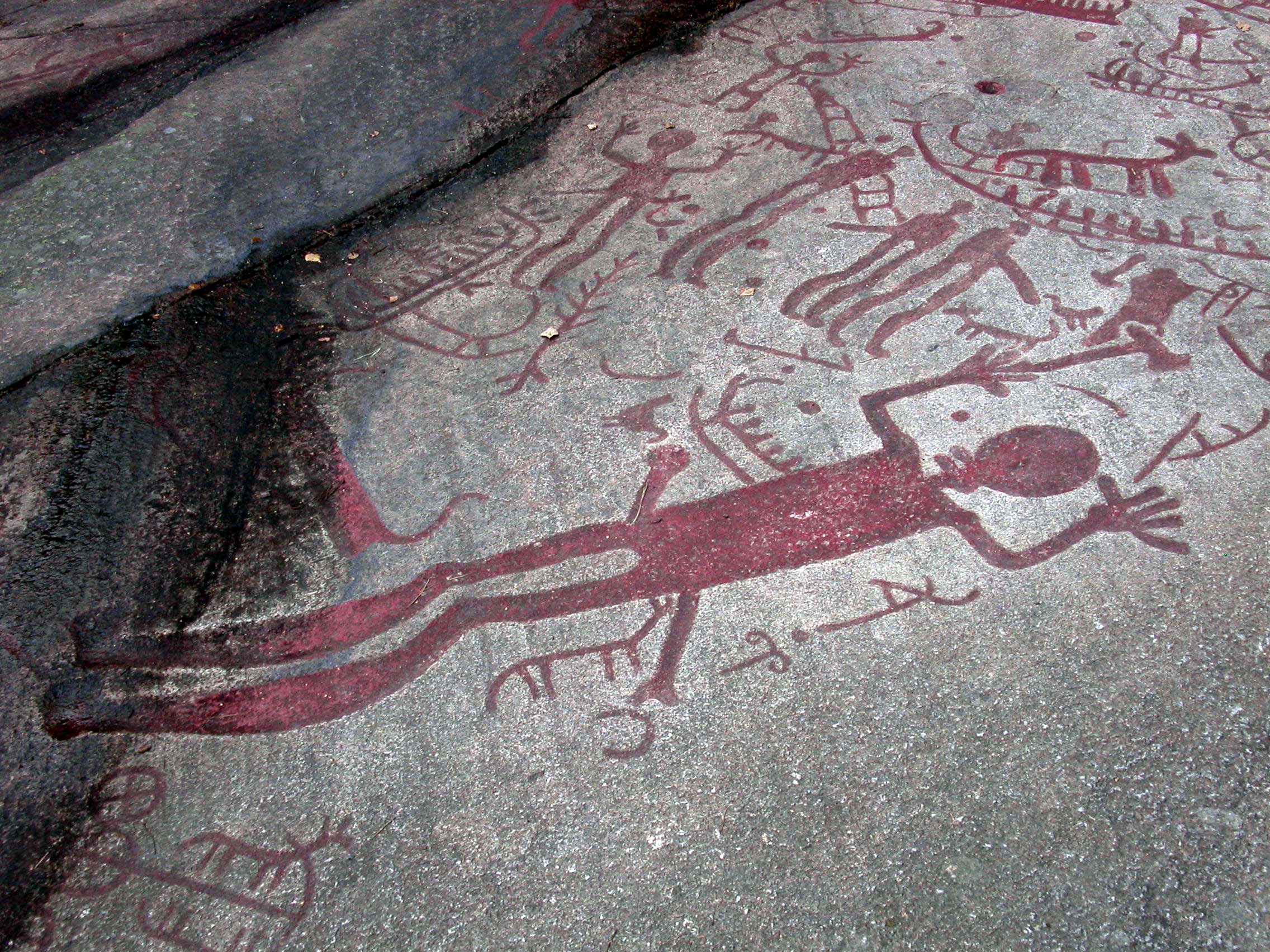 Sweden-Brastad-Petroglyph Skomakaren-Aug 2003