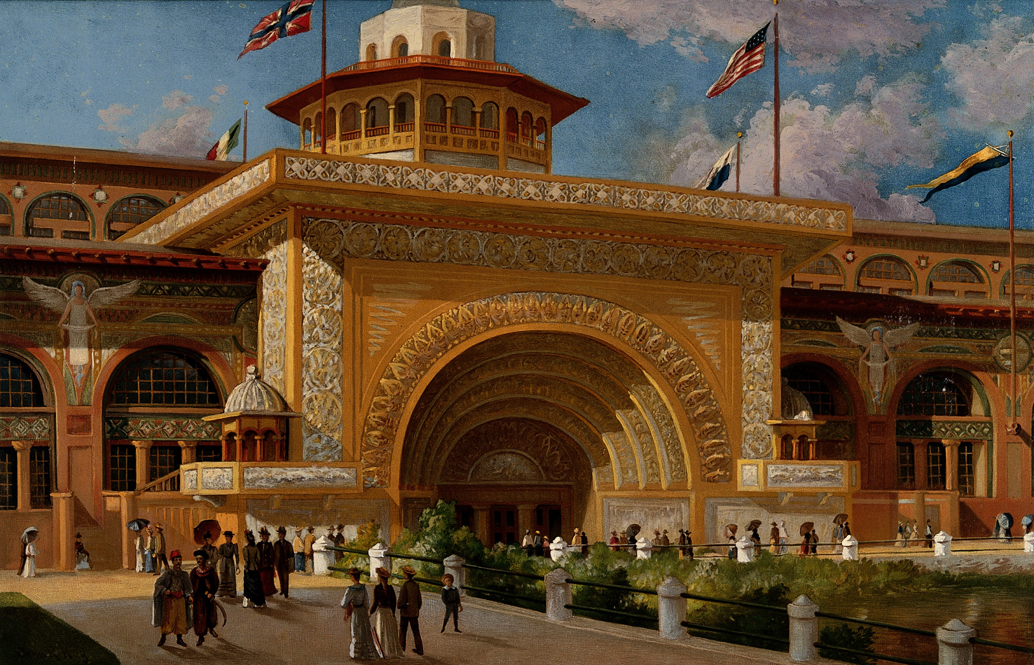 The World's Columbian Exposition of 1893, Chicago; entrance Wellcome V0050158