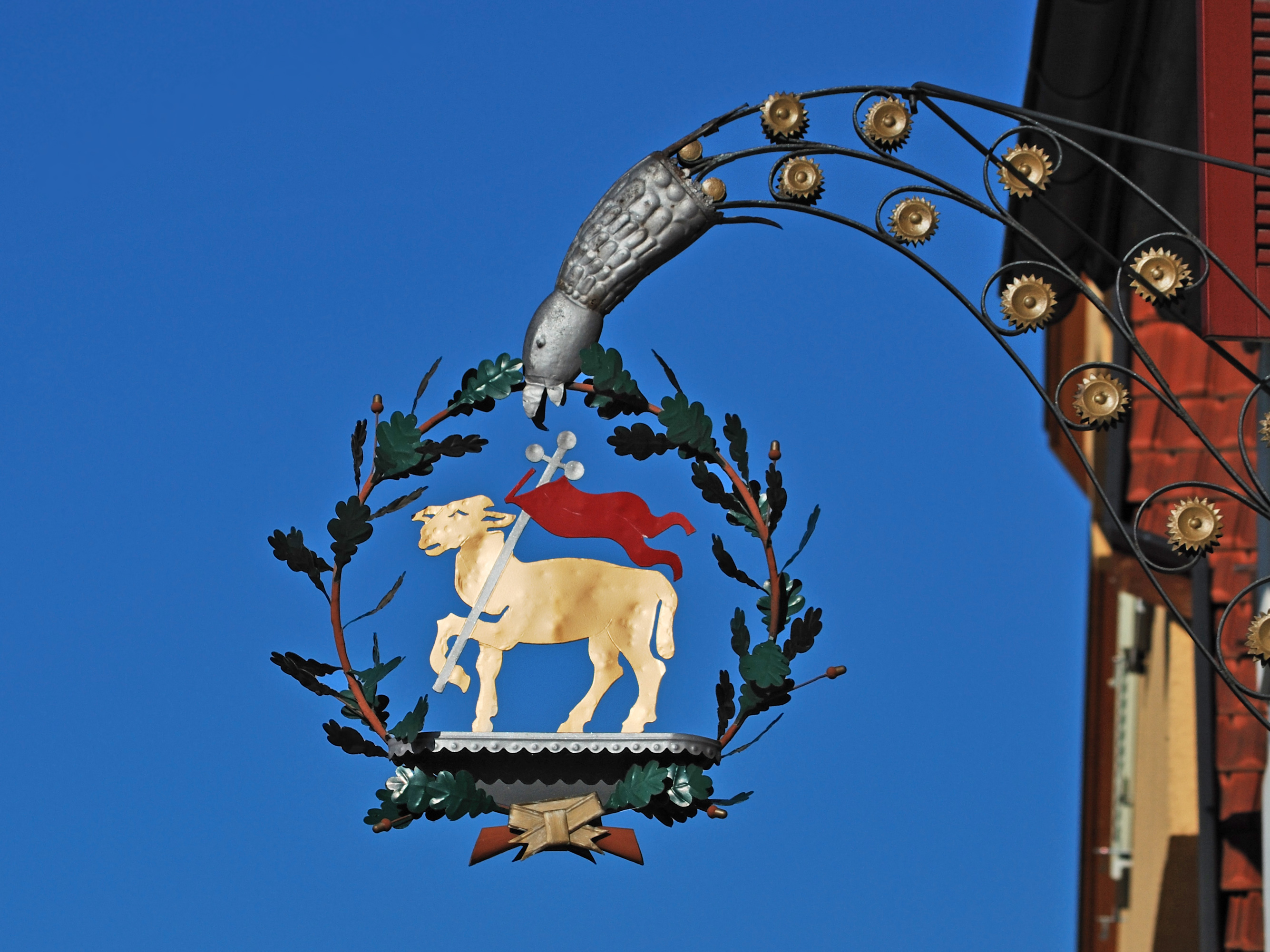 Wirtshausschild Lamm Ditzingen