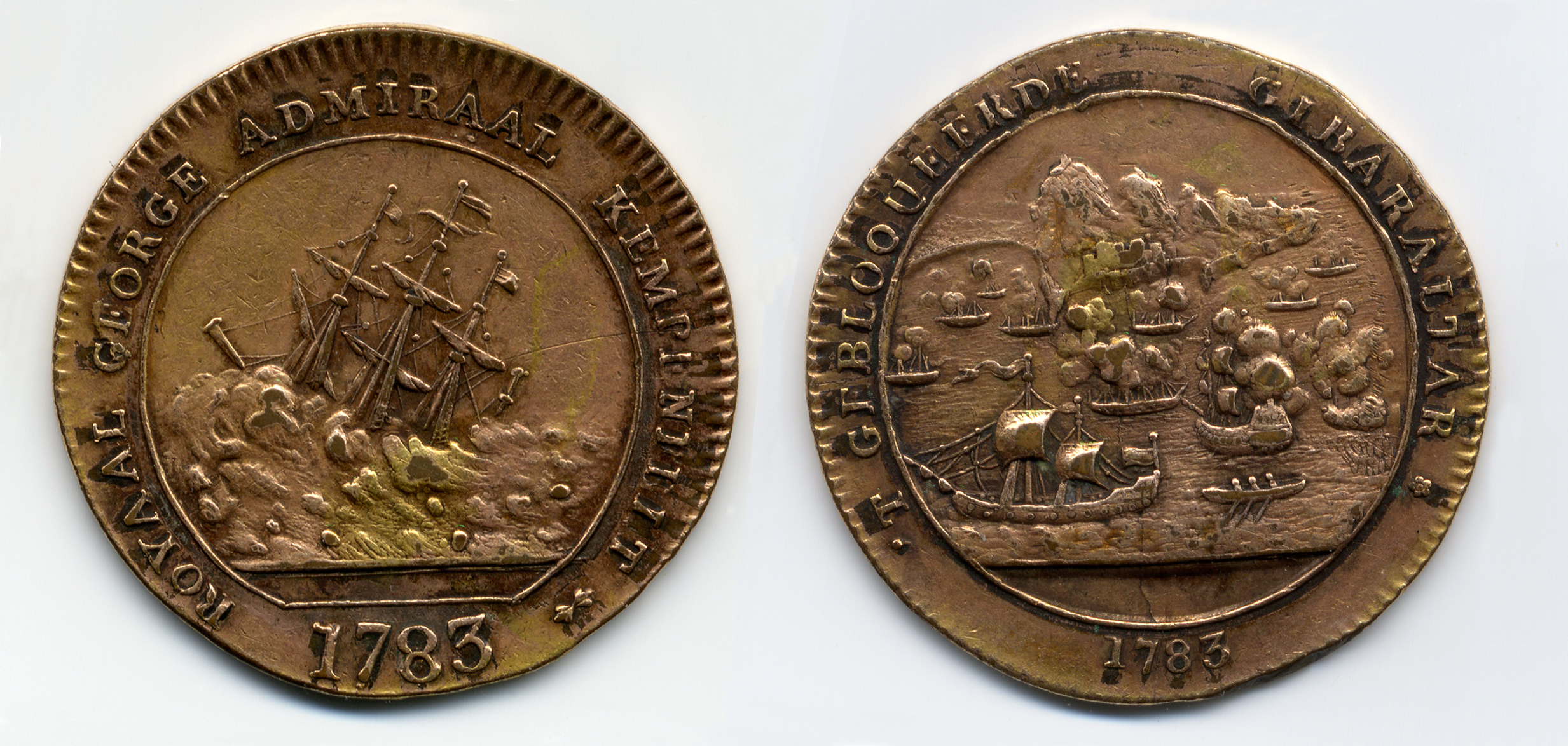 1783, Royal George medallion3