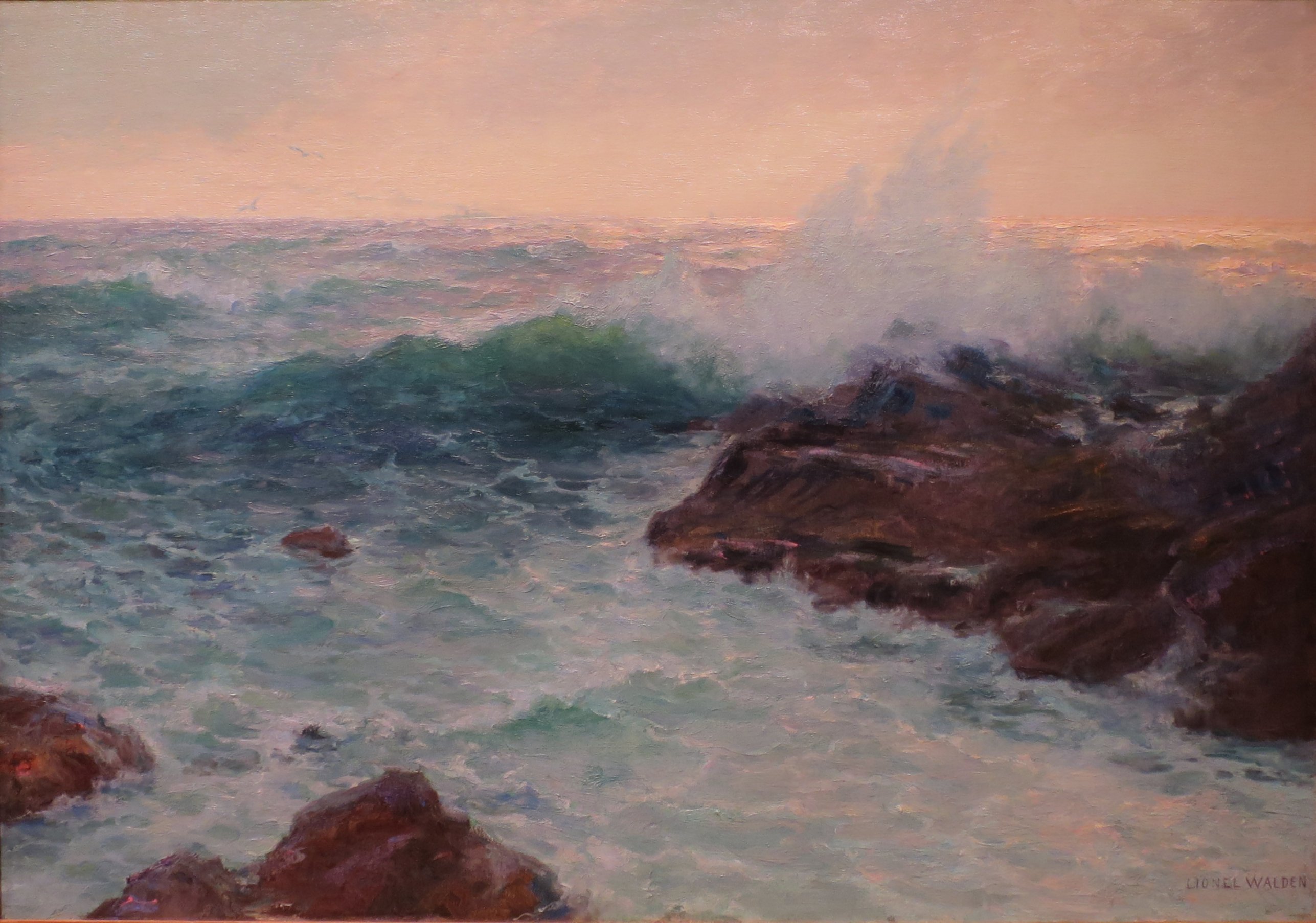 'Hawaiian Seascape' by Lionel Walden, oil on canvas, Hawaii State Art Museum