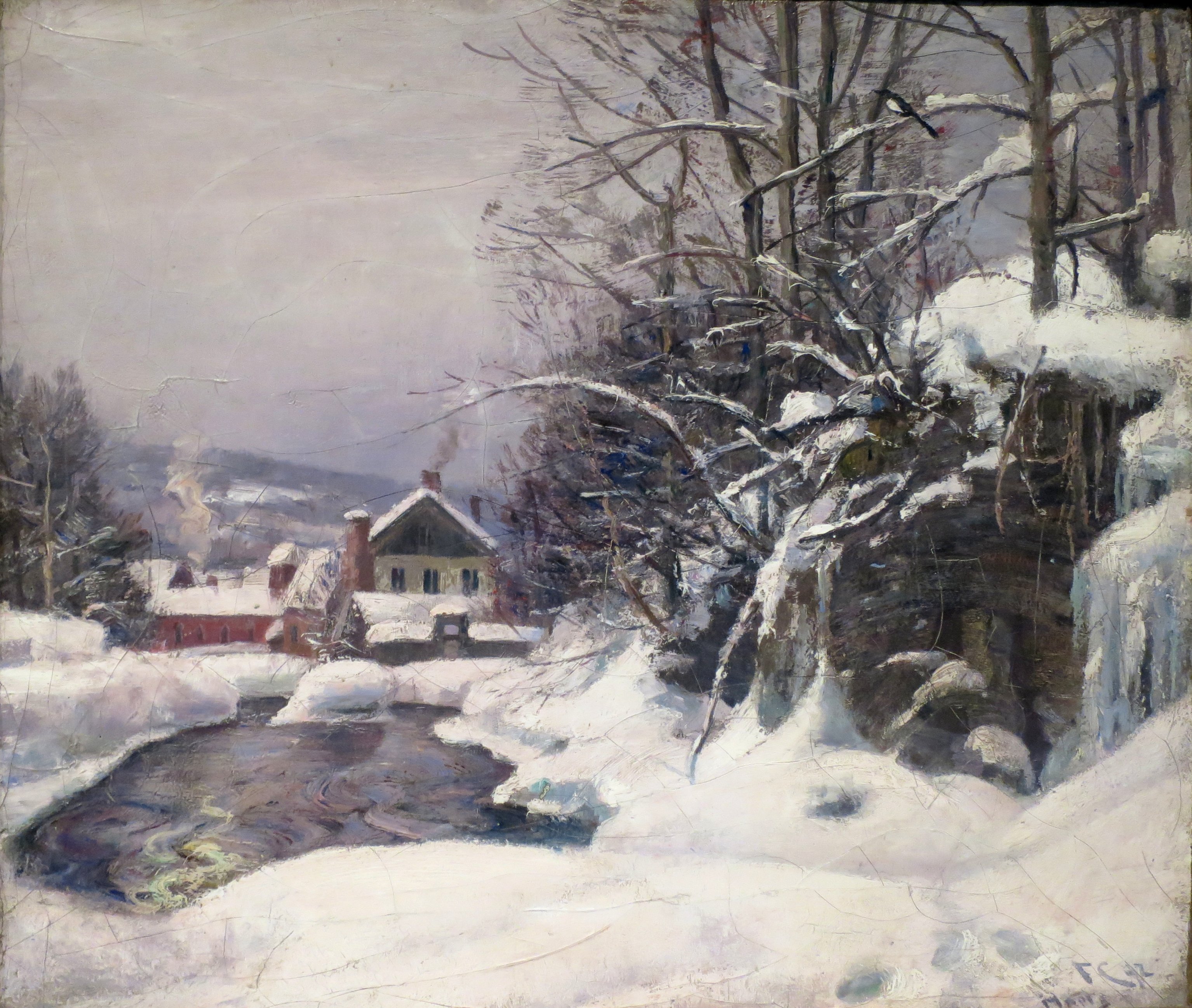 'Winter, Mesna, 1892' by Frederik Collett, Bergen Kunstmuseum
