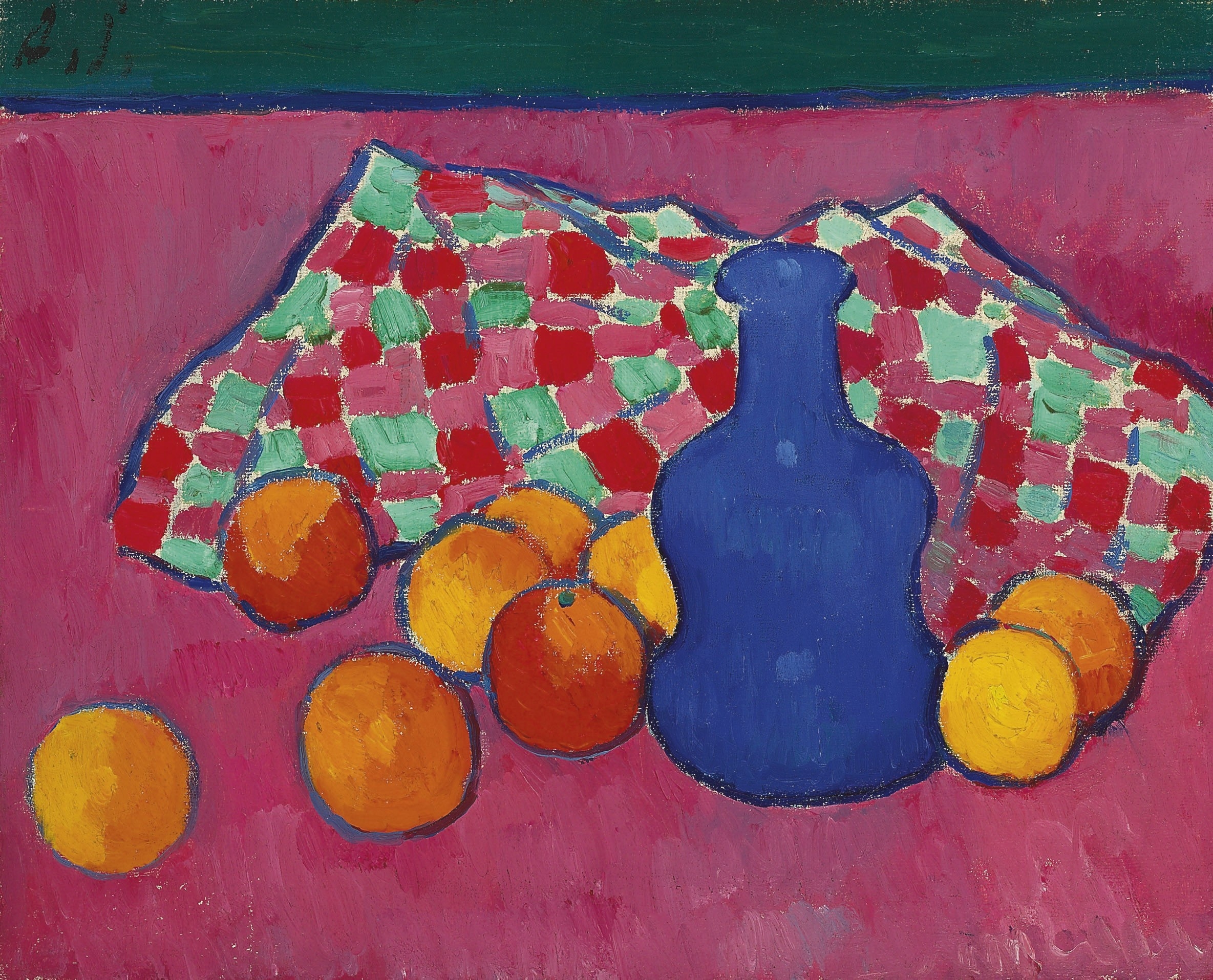 Alexej von Jawlensky - Blaue Vase mit Orangen
