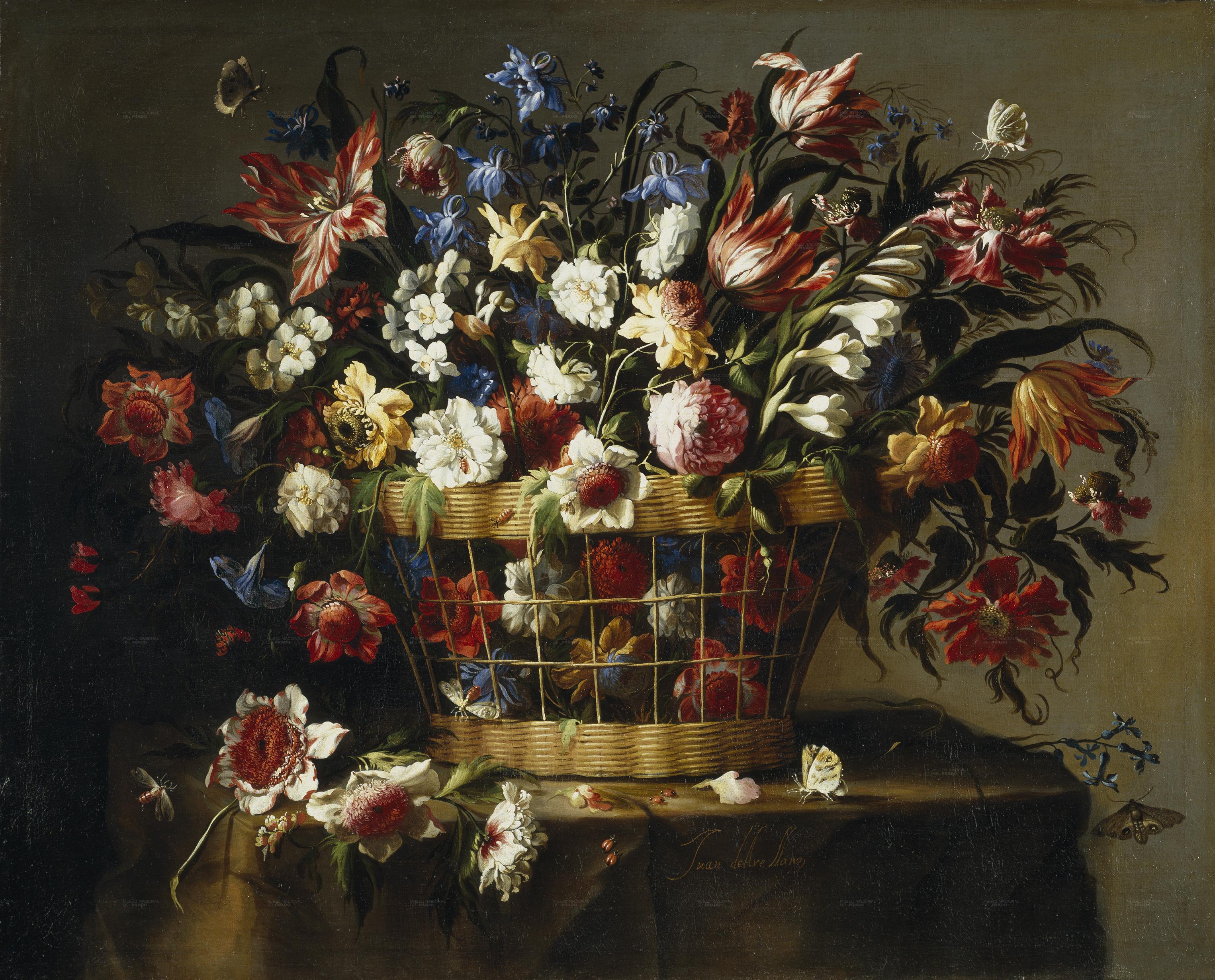 Arellano-canasta de flores