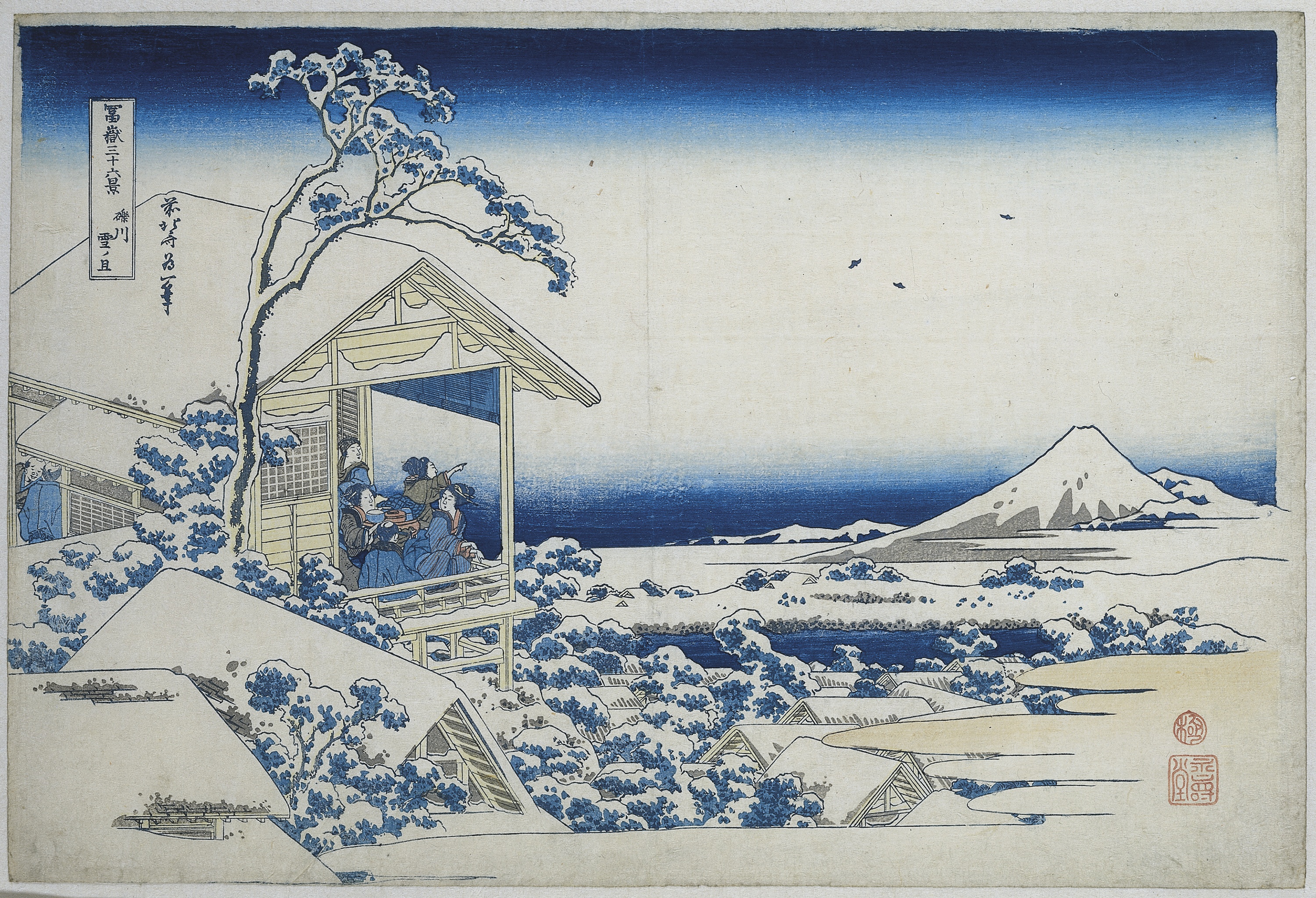Besneeuwde ochtend in Koishikawa-Rijksmuseum AK-MAK-1588