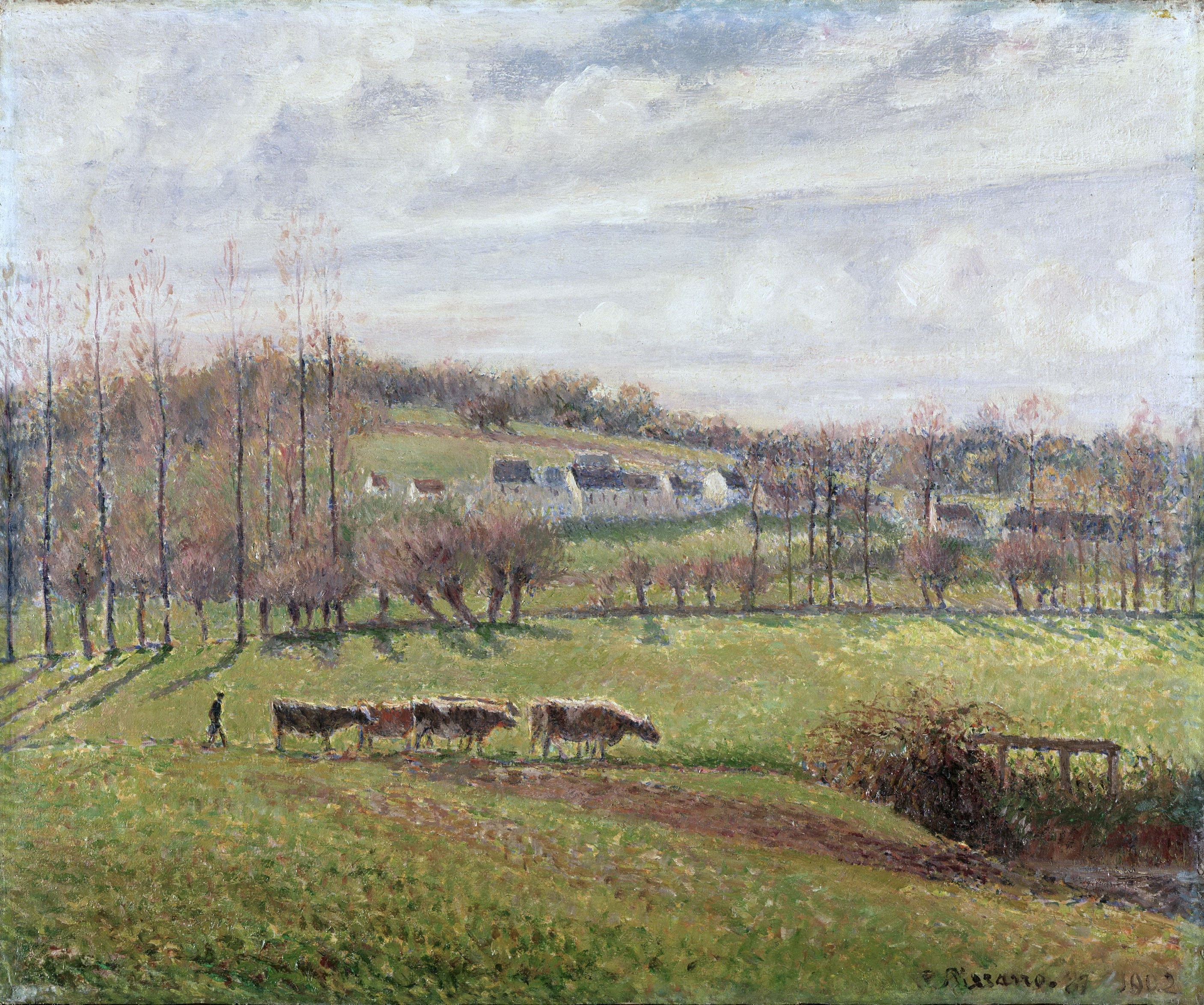 Camille Pissarro - Summer Landscape, Eragny (1887)