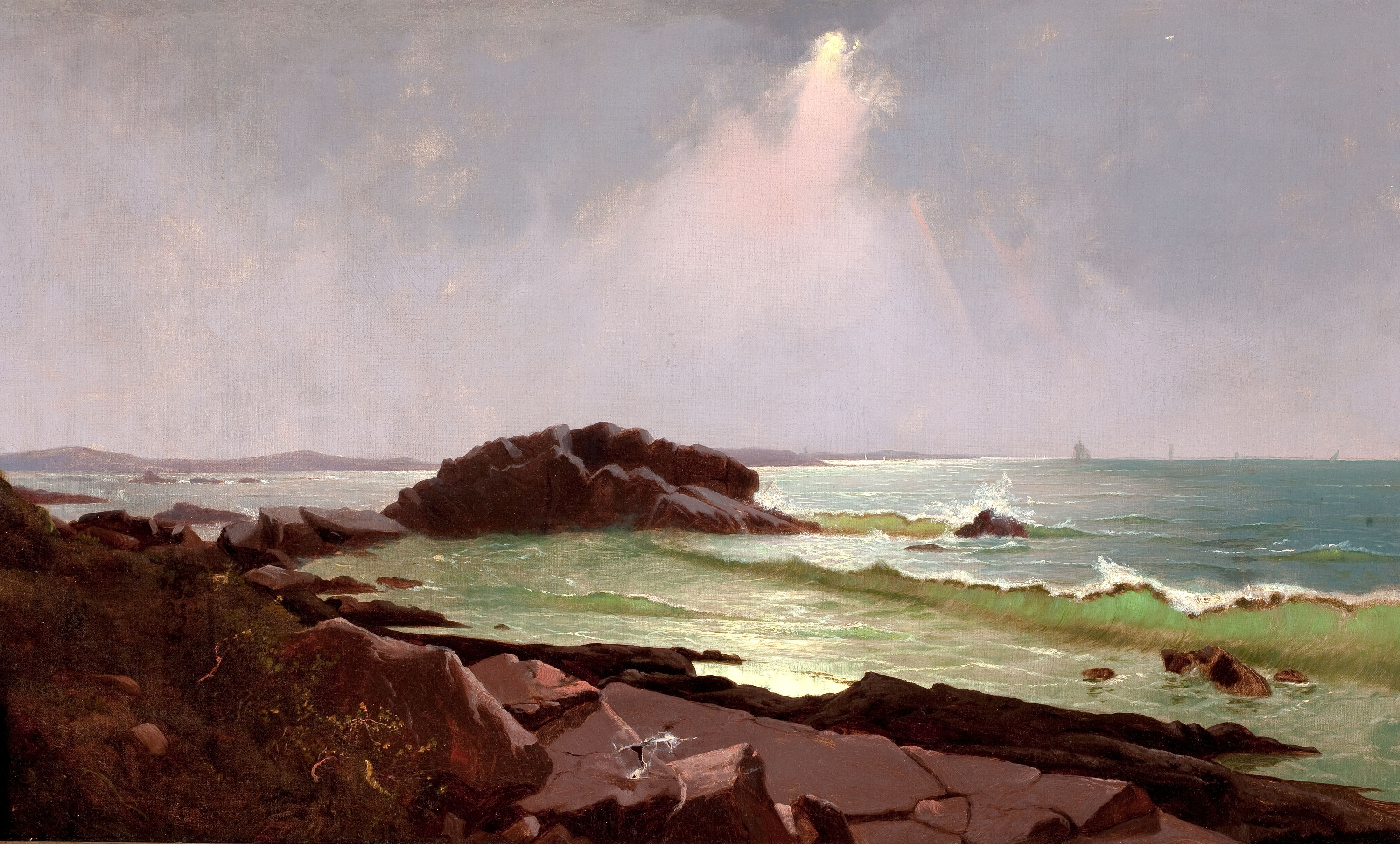 Coastal Scene - American School (19th century)