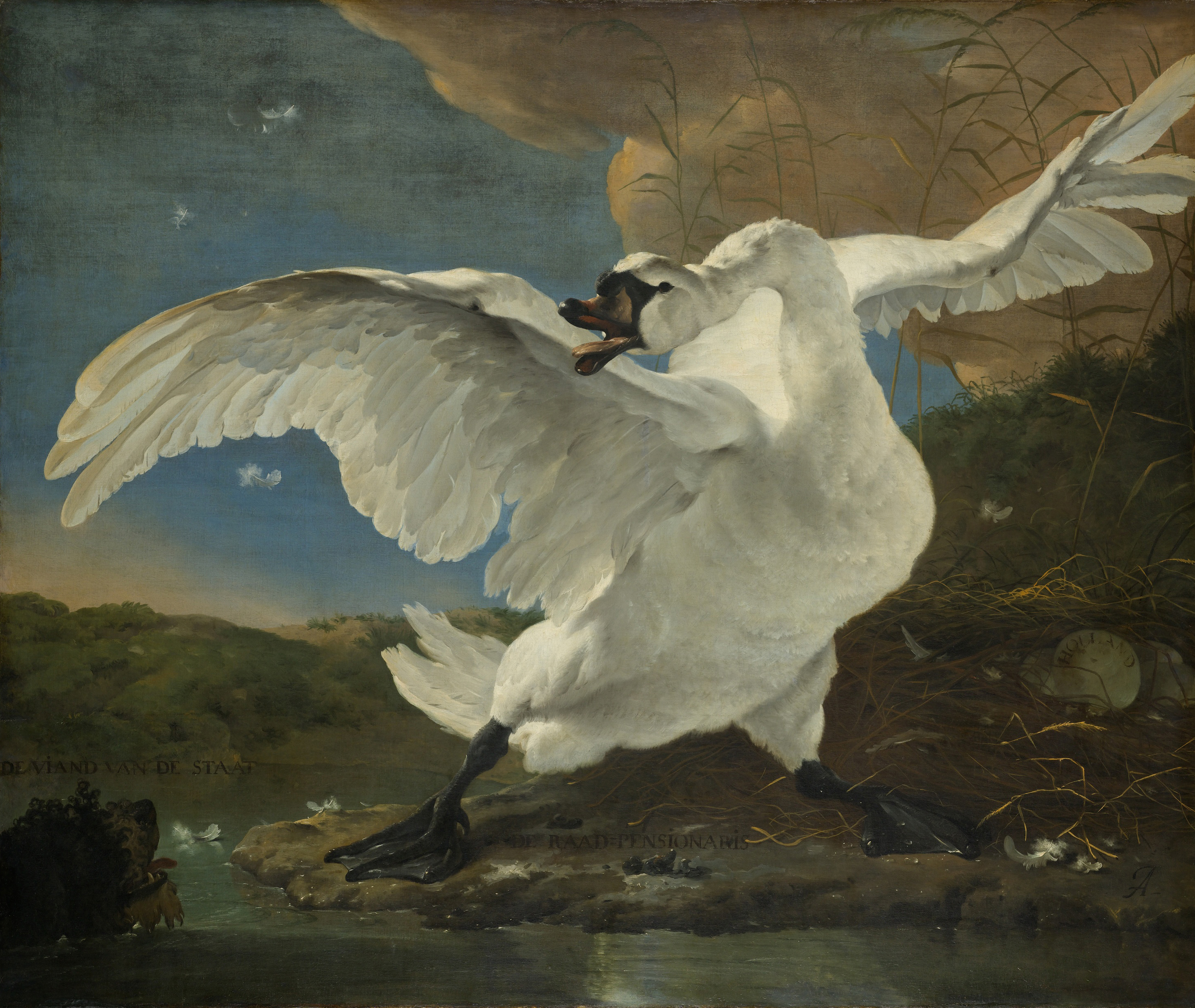 De bedreigde zwaan Rijksmuseum SK-A-4