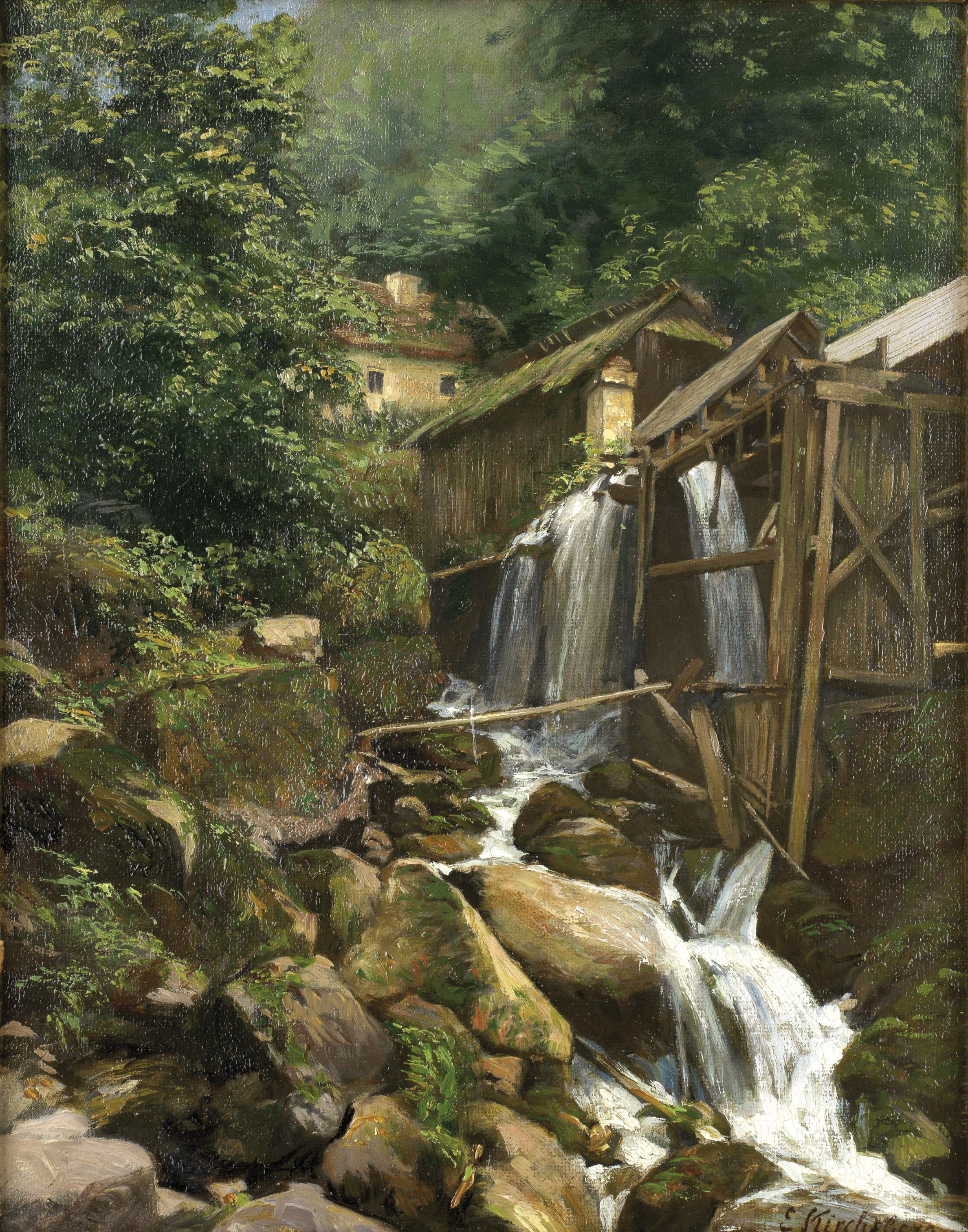 Ernestine von Kirchsberg Verfallene Mühle