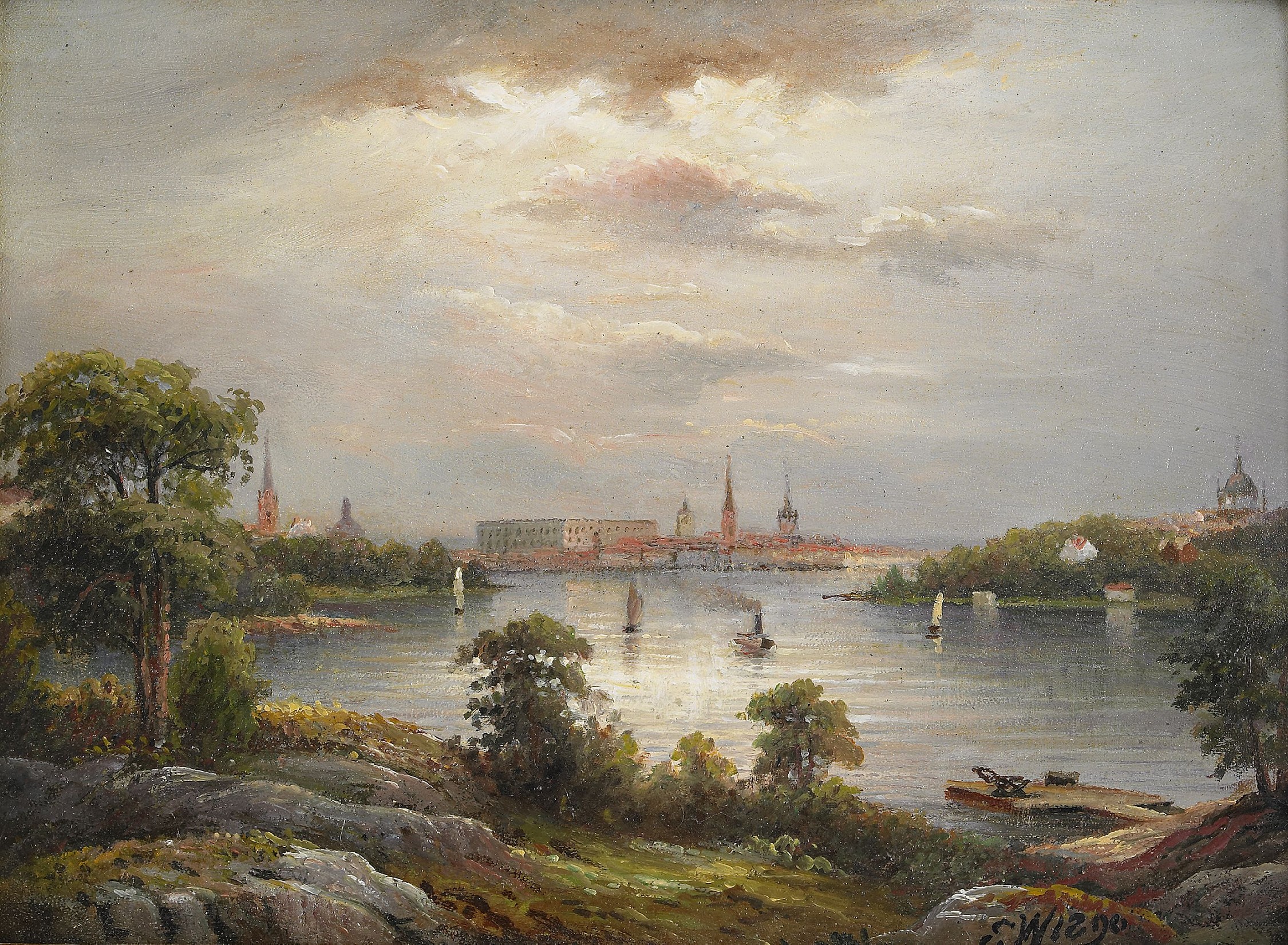 Ernfried Wahlqvist - Stockholm från Stora Essingen