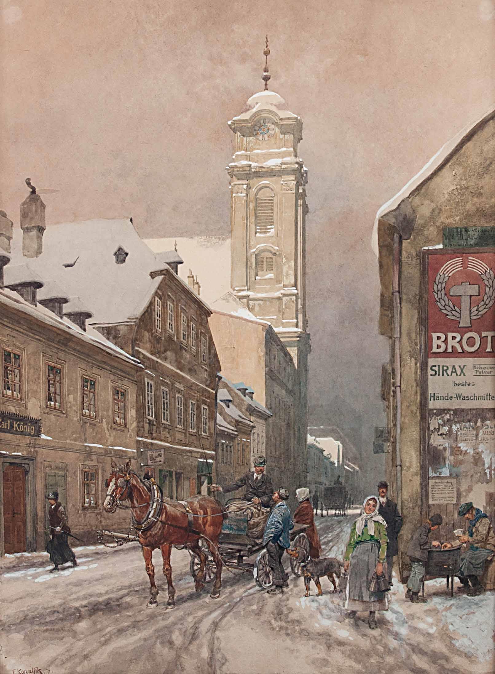 Franz Kopallik Wien Ulrichskirche 1917