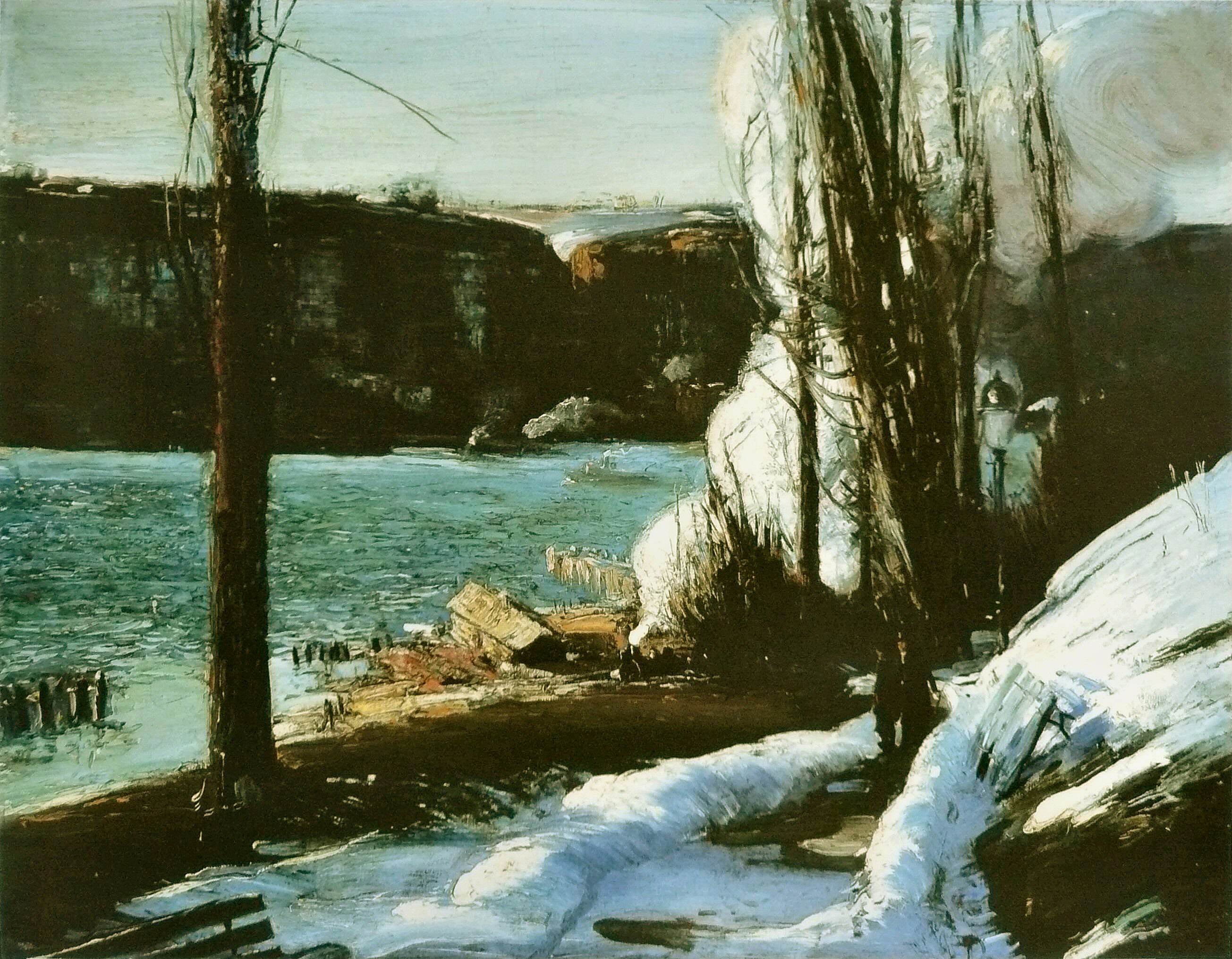 George Bellows - Les Falaises