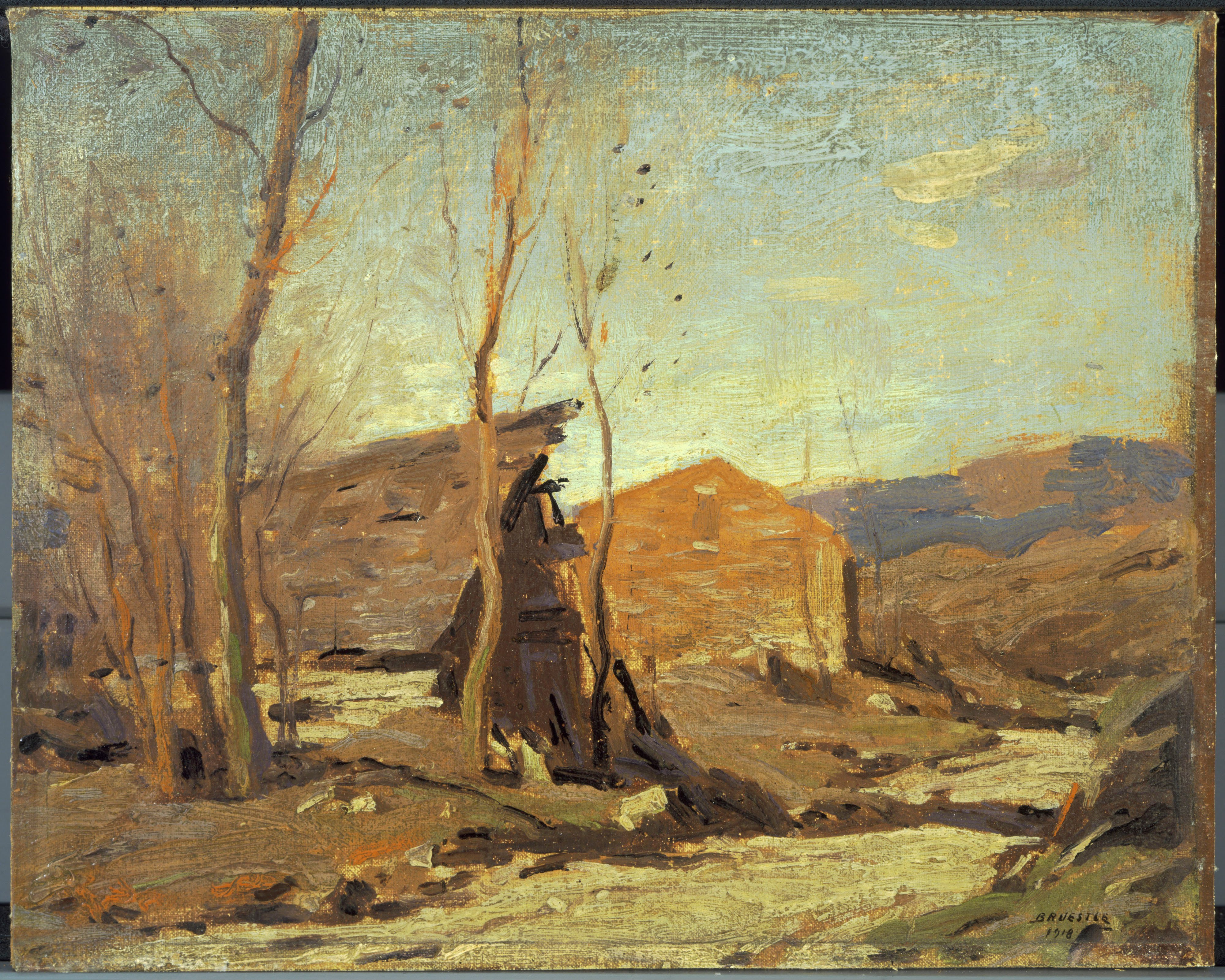 George M. Bruestle - Late Autumn Afternoon - Google Art Project