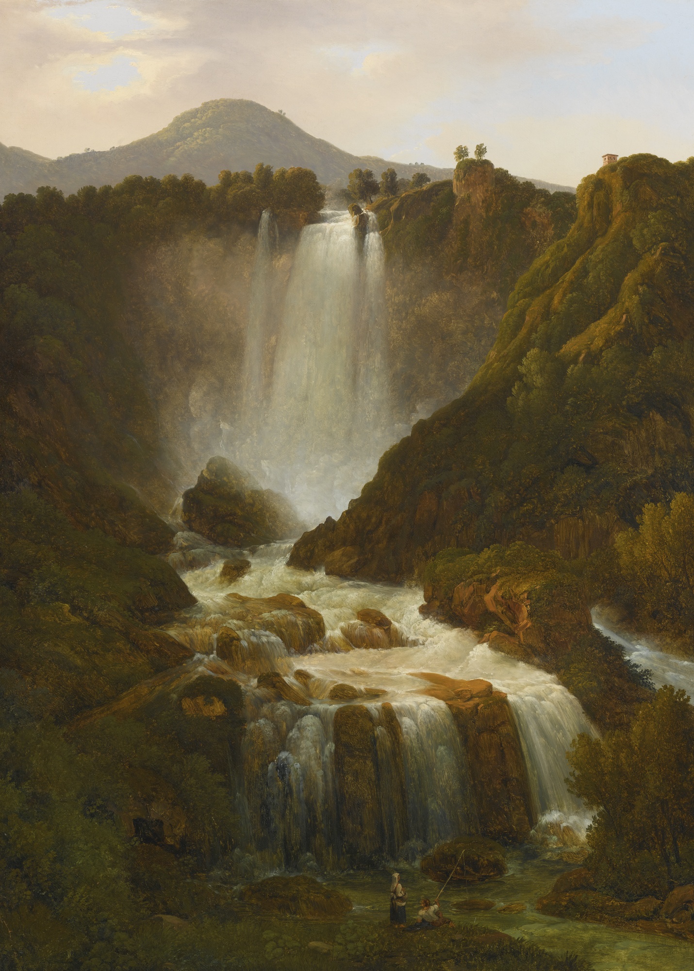 Giambattista Bassi The Cascata Delle Marmore On the River Velino Near Terni