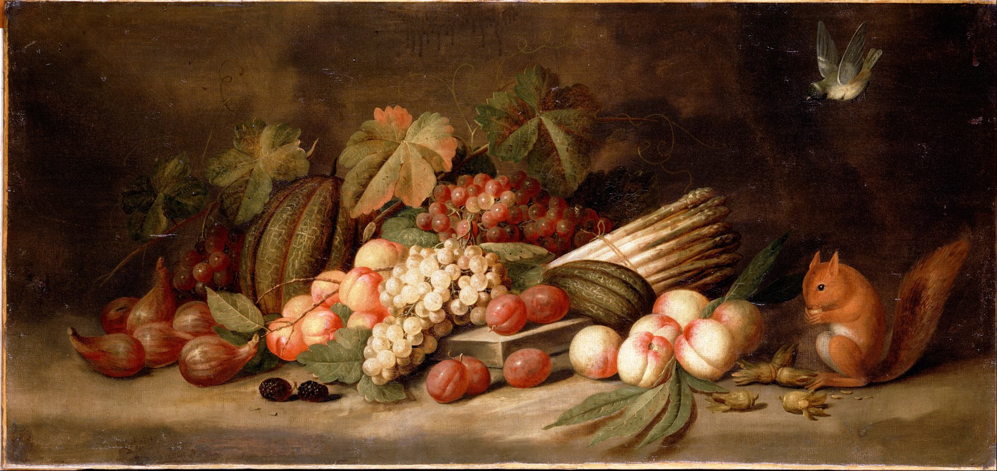 Gillemans, Jan Pauwel the elder - Still Life with Fruit and a Squirrel - Google Art Project