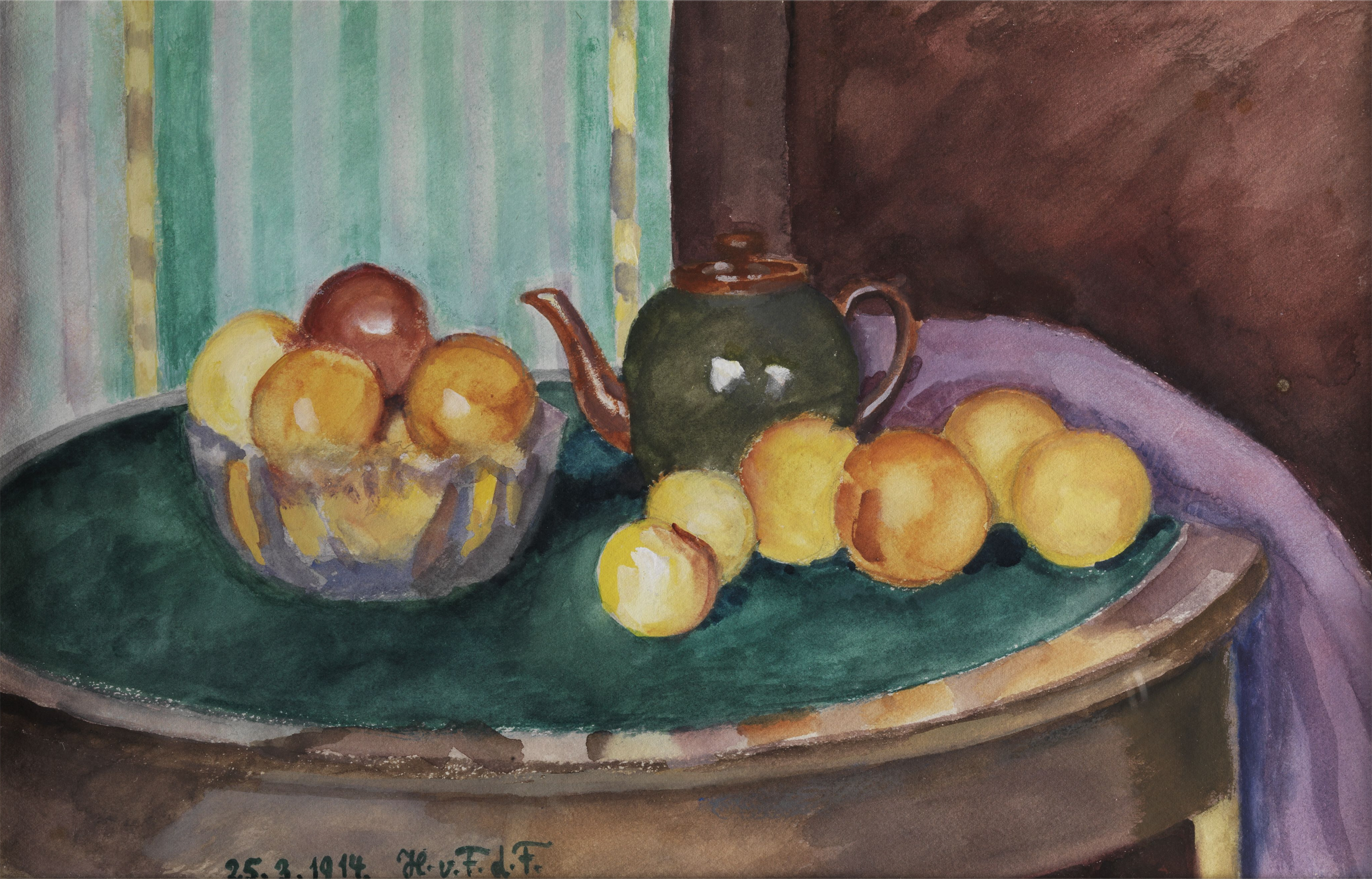 Hans von Faber du Faur Stillleben 1914