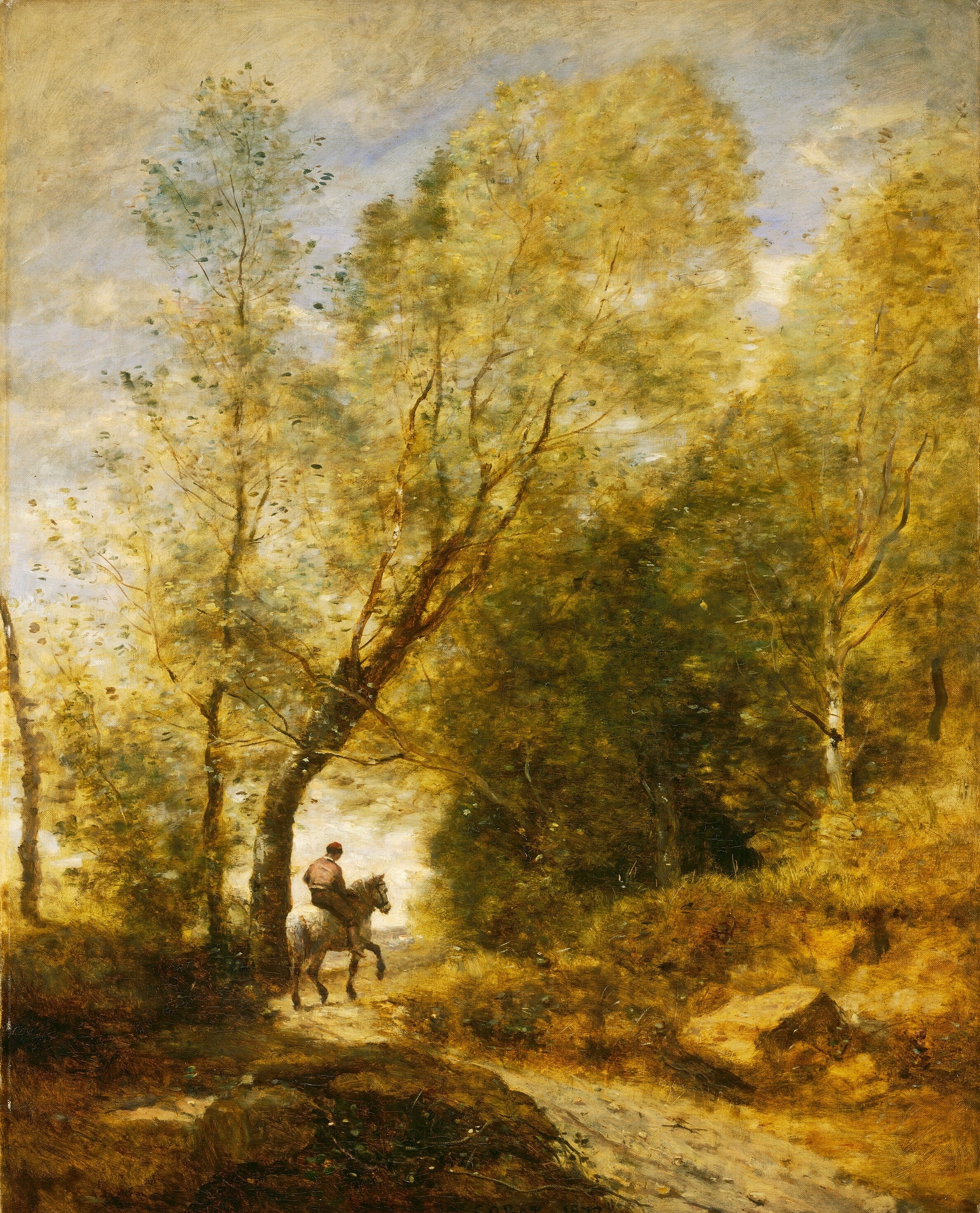 Jean-Baptiste-Camille Corot - La forêt de Coubron (1872)