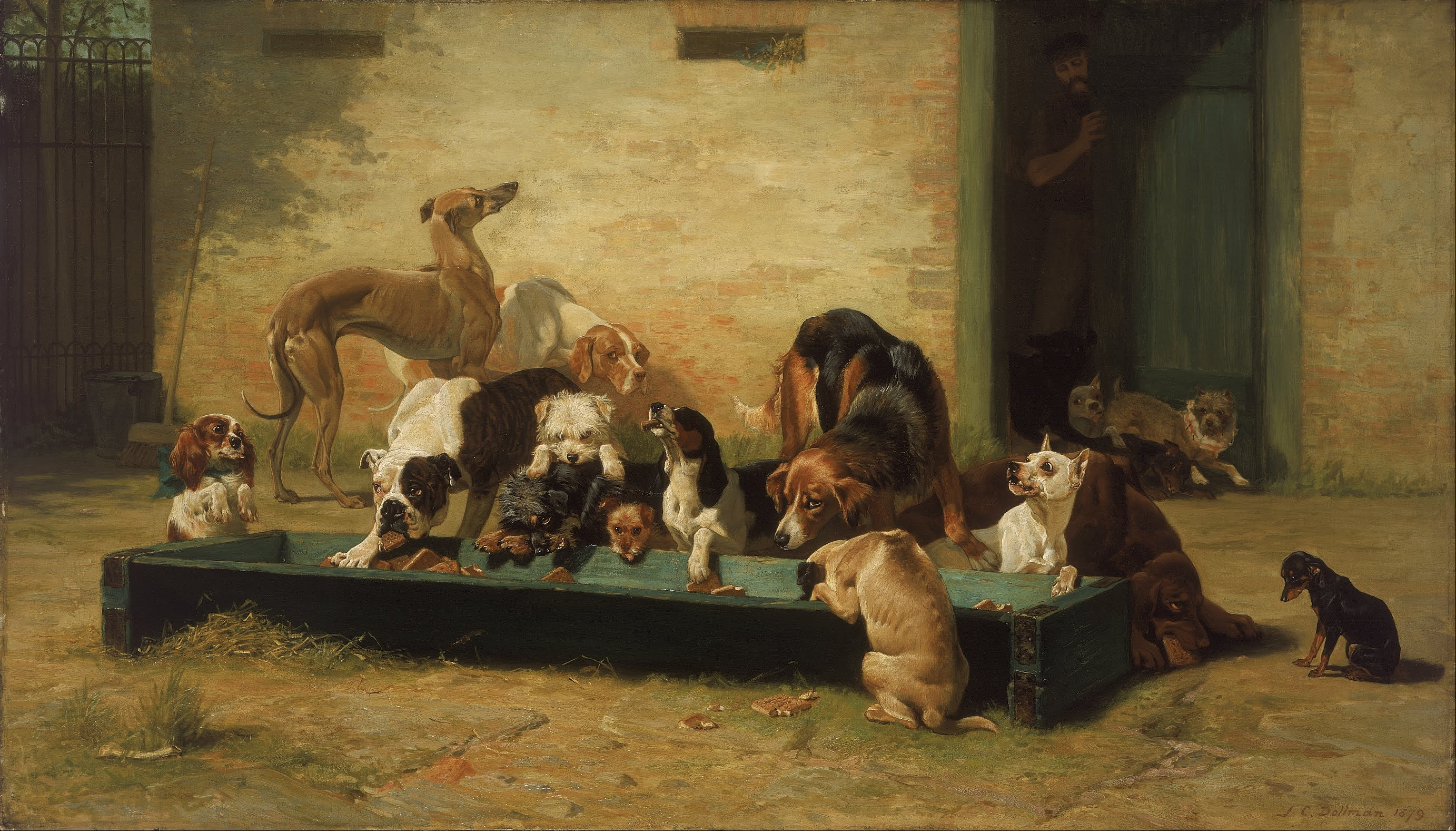 John Charles Dollman - Table d'Hote at a Dogs' Home - Google Art Project