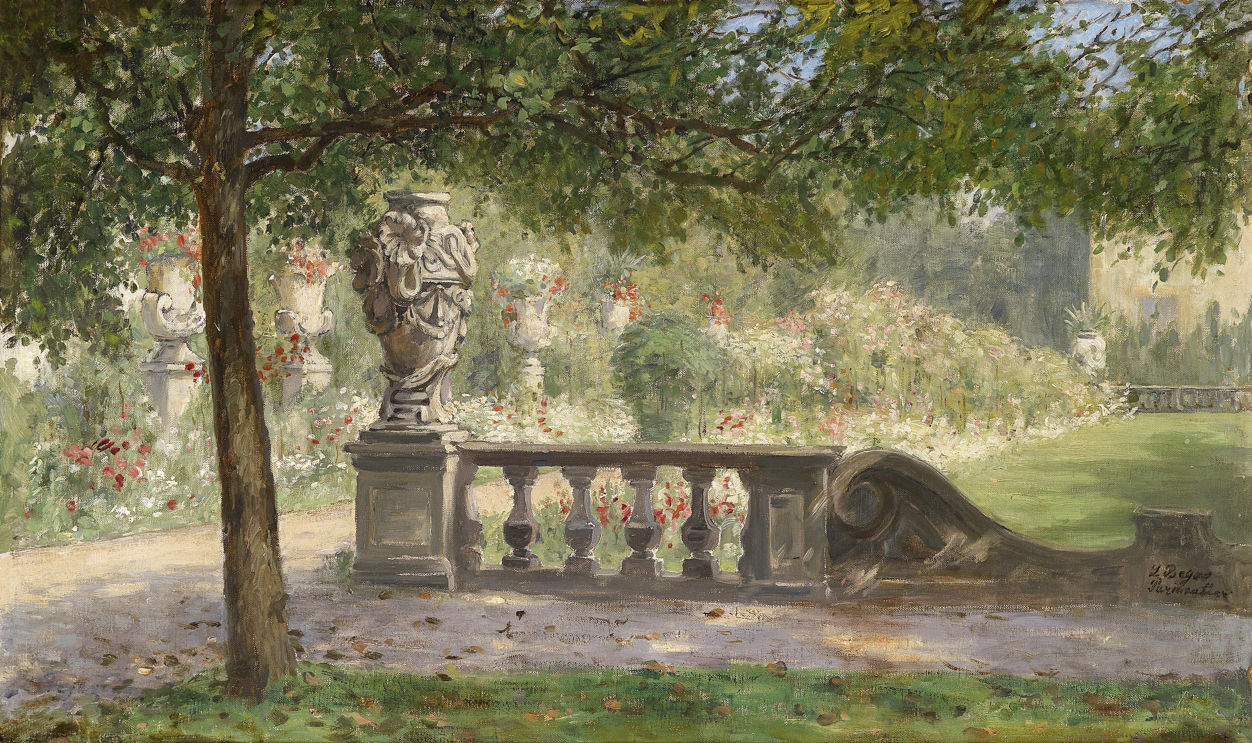 Luise Begas-Parmentier Motiv aus dem Mirabell-Park