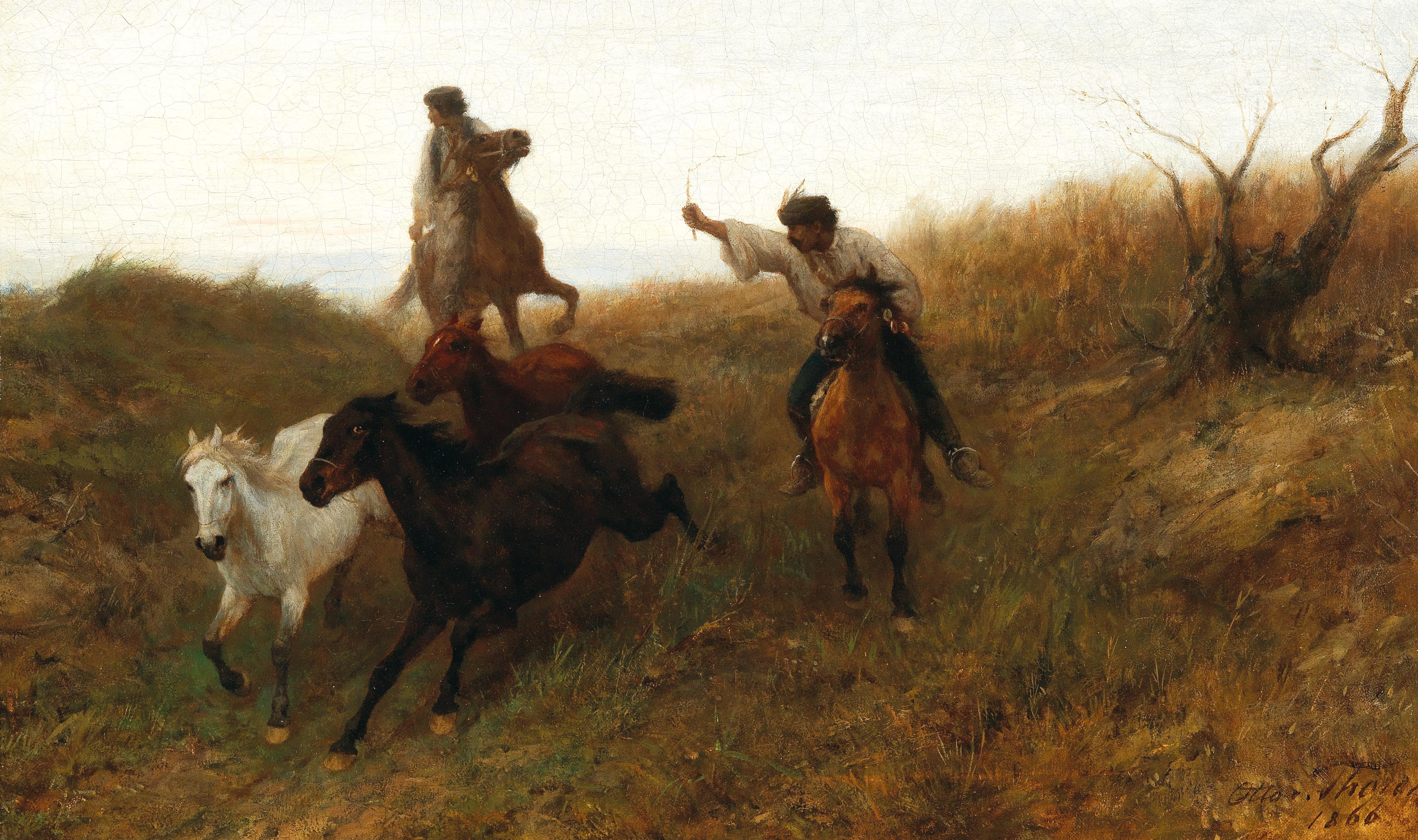 Otto von Thoren - Hungarian Horsemen