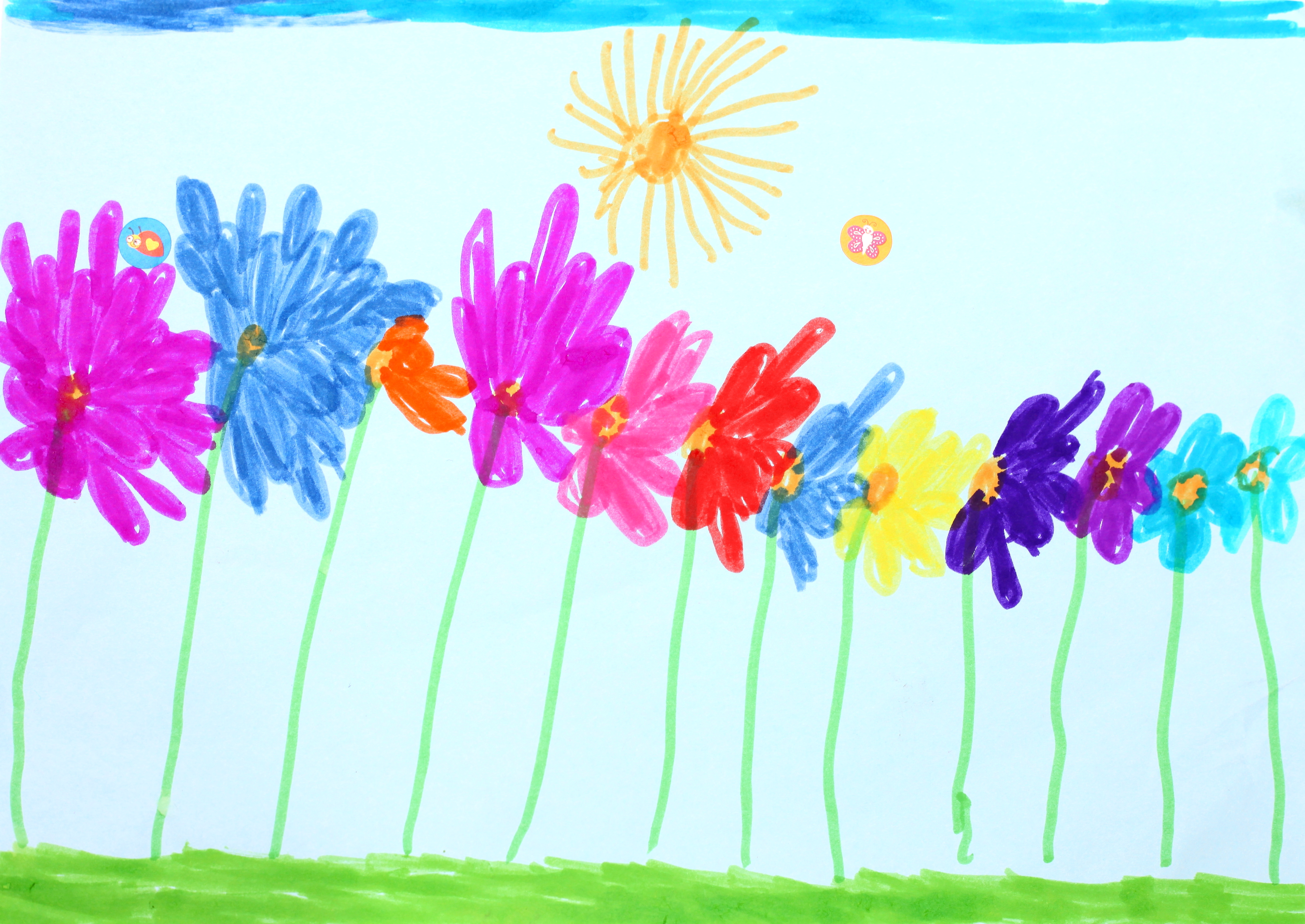 a painting by a 4 to 6 year old girl, picture 12
