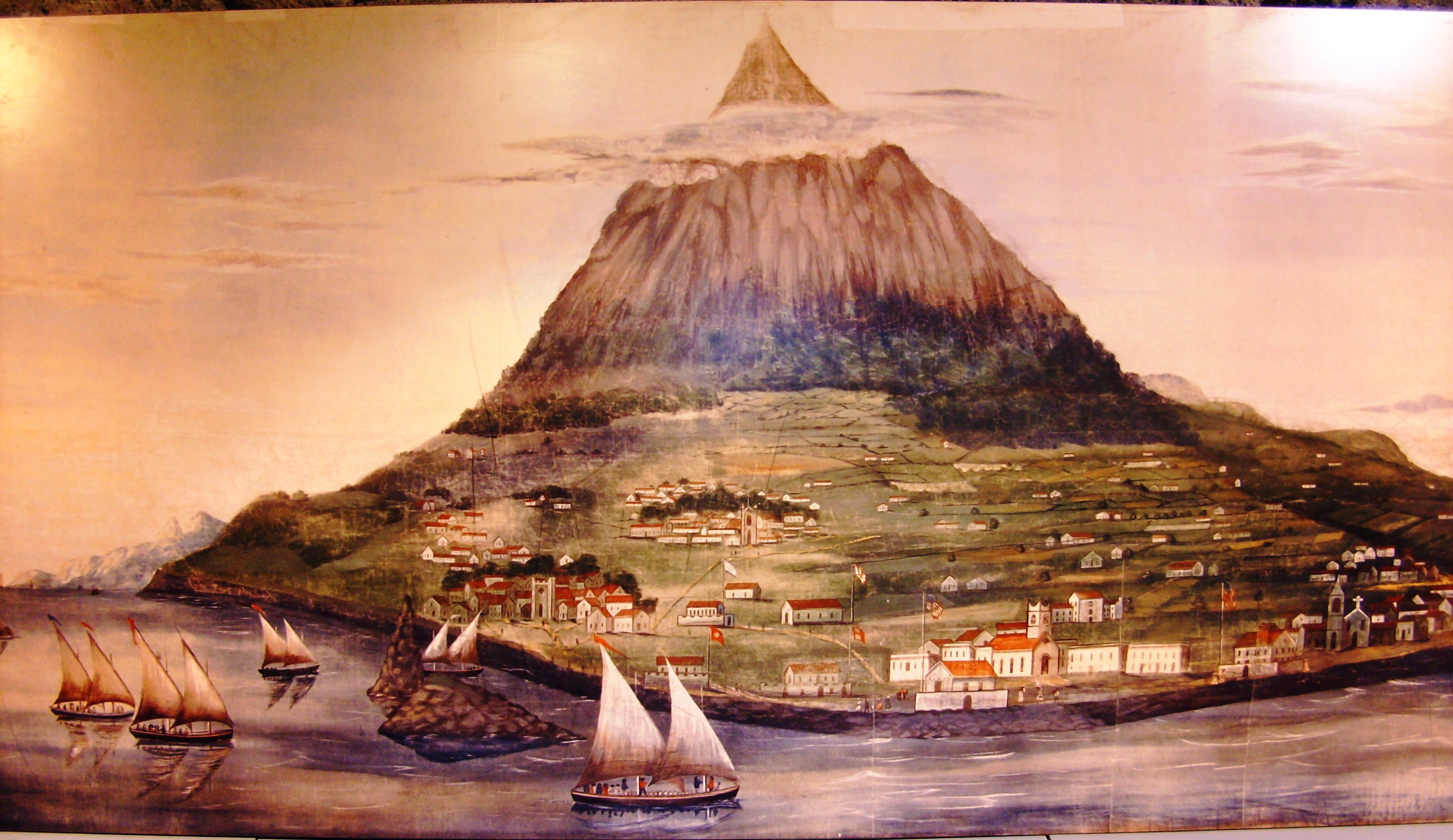Pico Island - Russell & Purrington - A Whaling Voyage 'Round the World, 1848 - Museu dos Baleeiros