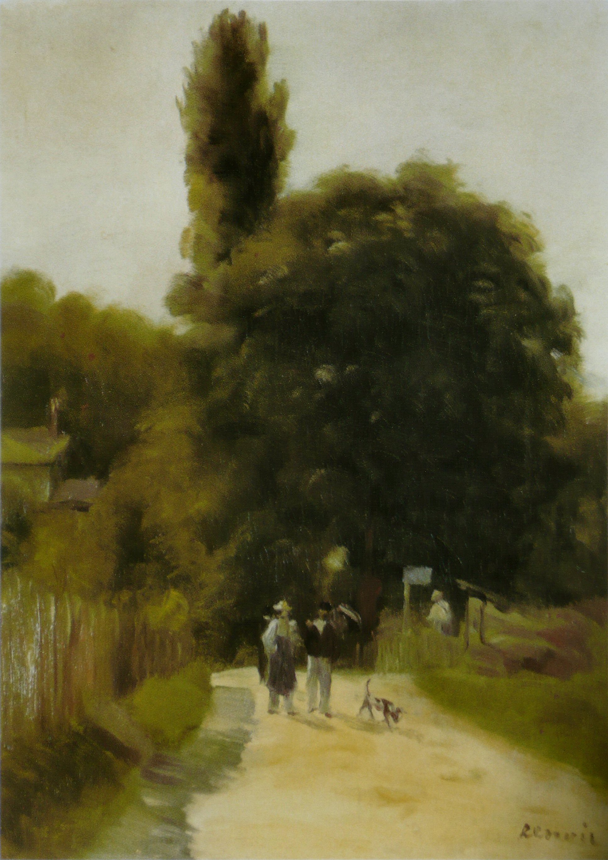Pierre-Auguste Renoir - Paysage avec deux personnages