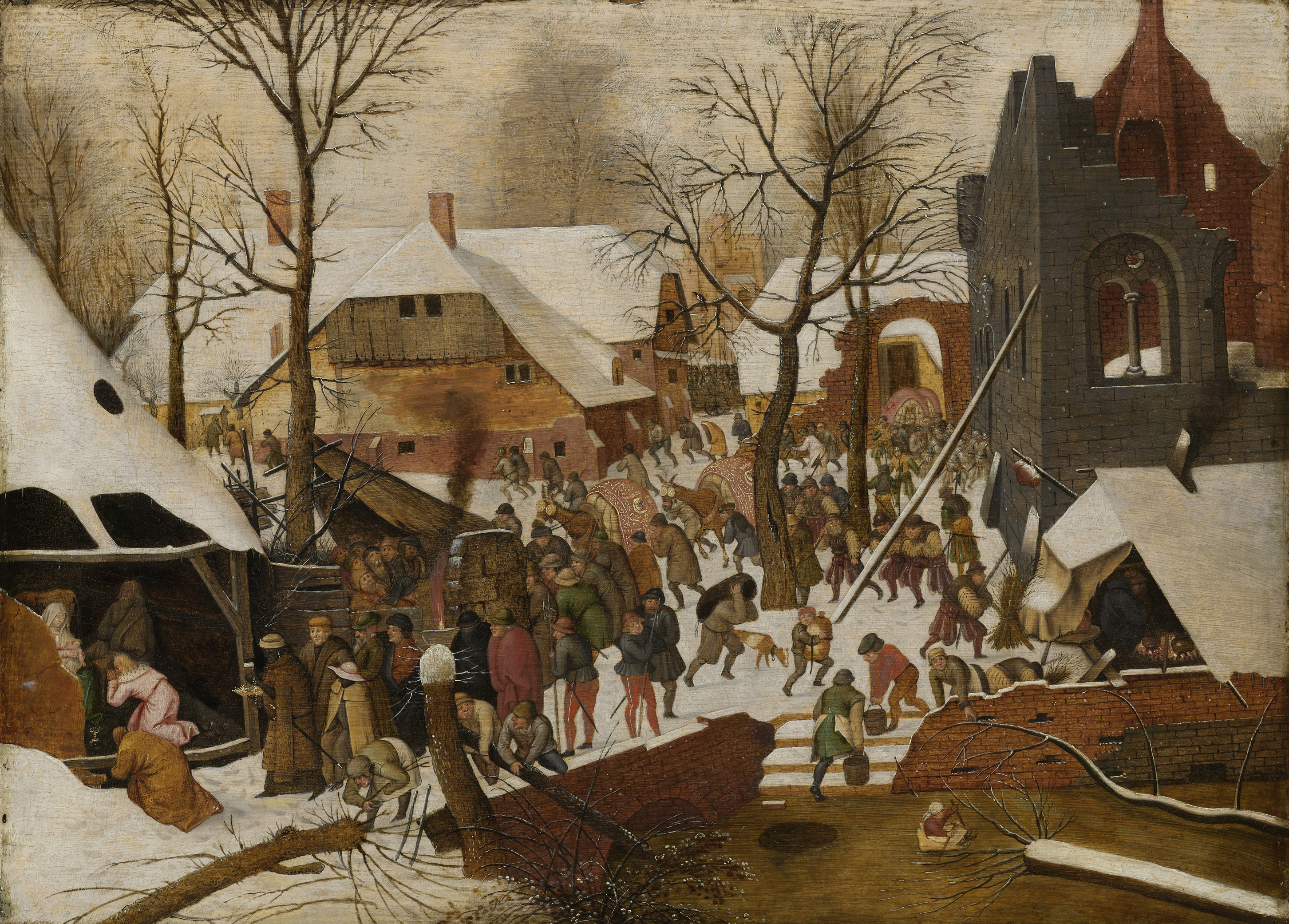 Pieter Brueghel II - De aanbidding der koningen