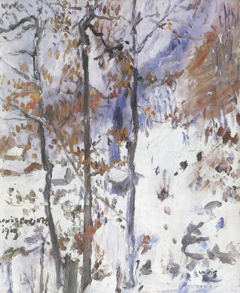 1919 Lovis Corinth Walchensee Schneelandschaft