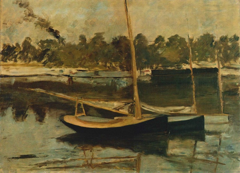 Édouard Manet - Segelboote in Argenteuil