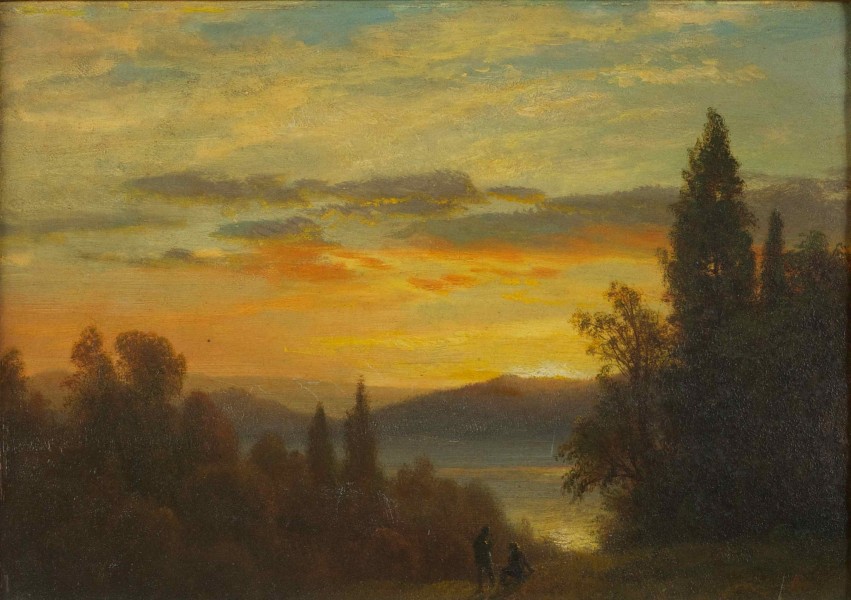 Albert Bierstadt - On the Hudson River Near Irvington - Google Art Project