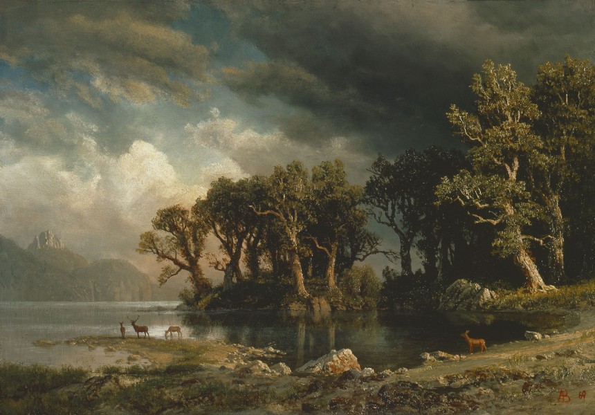 Albert Bierstadt - The coming storm
