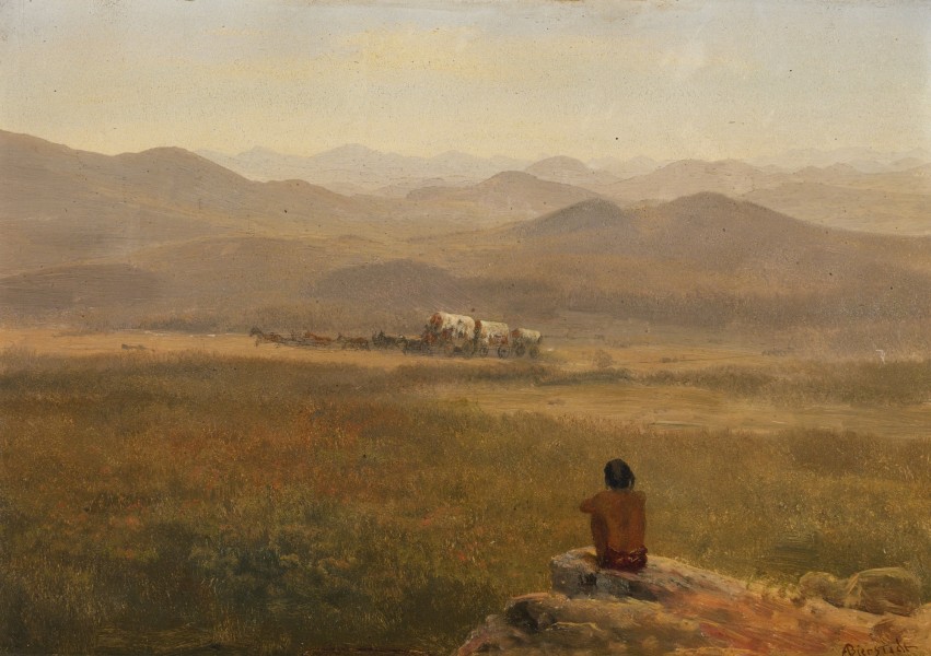 Albert Bierstadt - The Lookout (1900)
