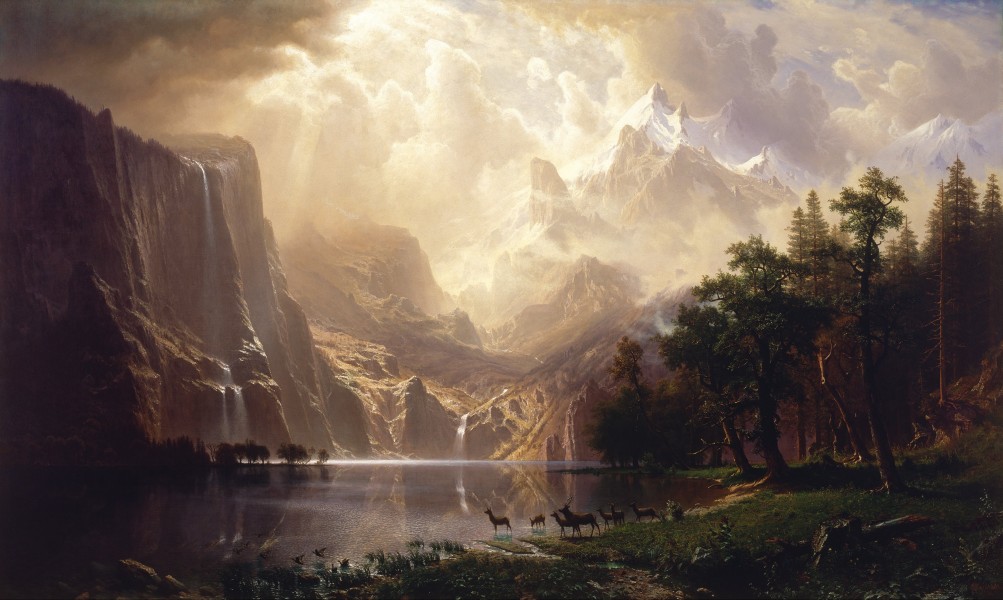 Albert Bierstadt - Among the Sierra Nevada, California - Google Art Project