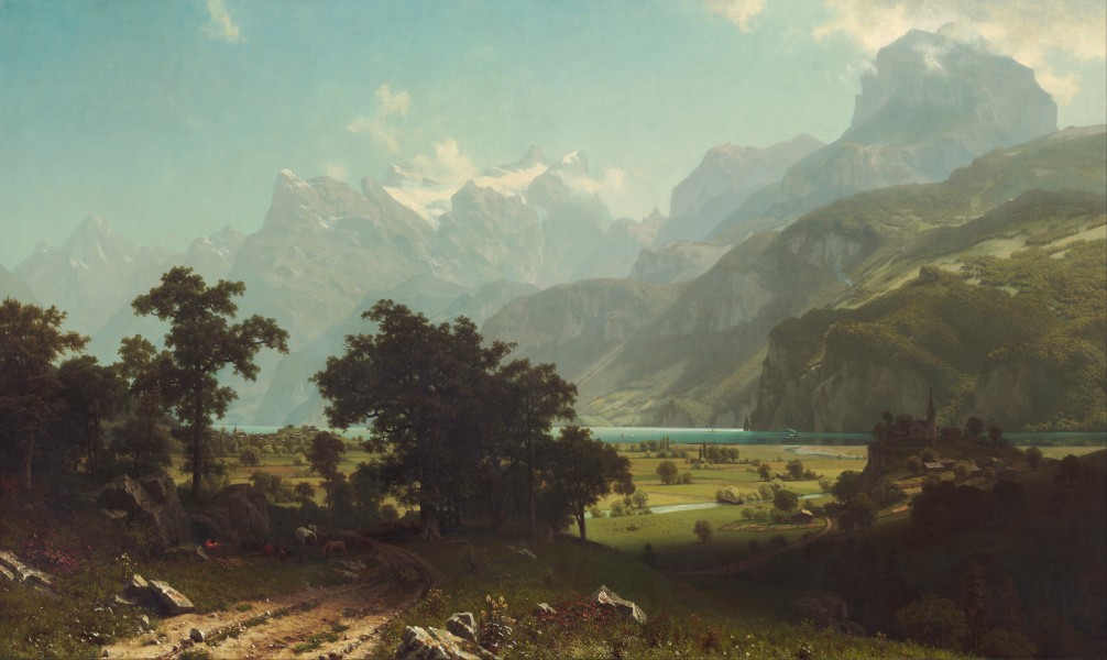 Albert Bierstadt - Lake Lucerne - Google Art Project