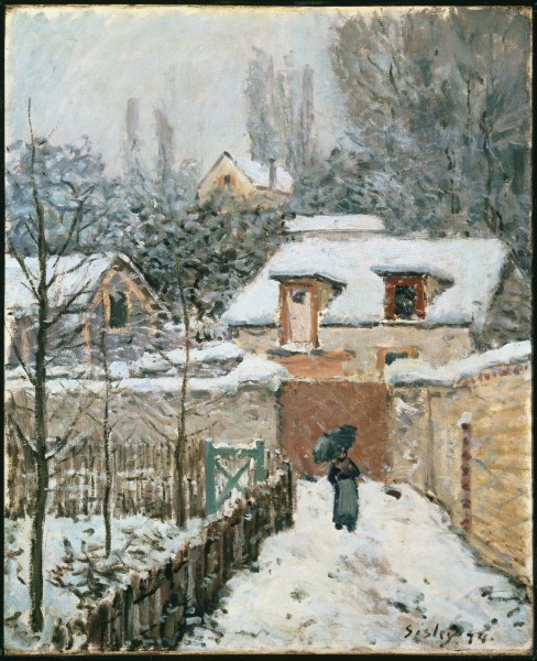 Alfred Sisley - Snow at Louveciennes - Google Art Project