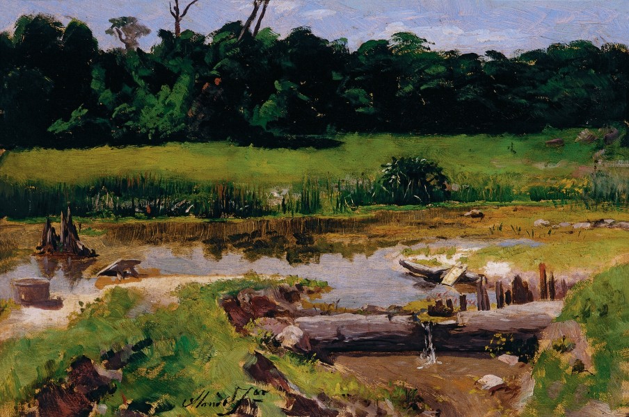 Almeida Júnior - Paisagem Fluvial, 1899