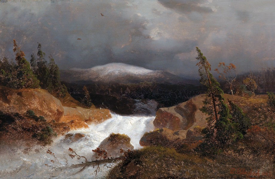 Andreas Achenbach Norwegische Berglandschaft