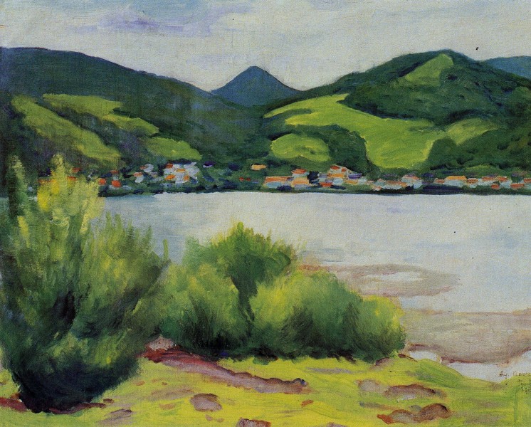 August Macke - Tegernseer Landschaft