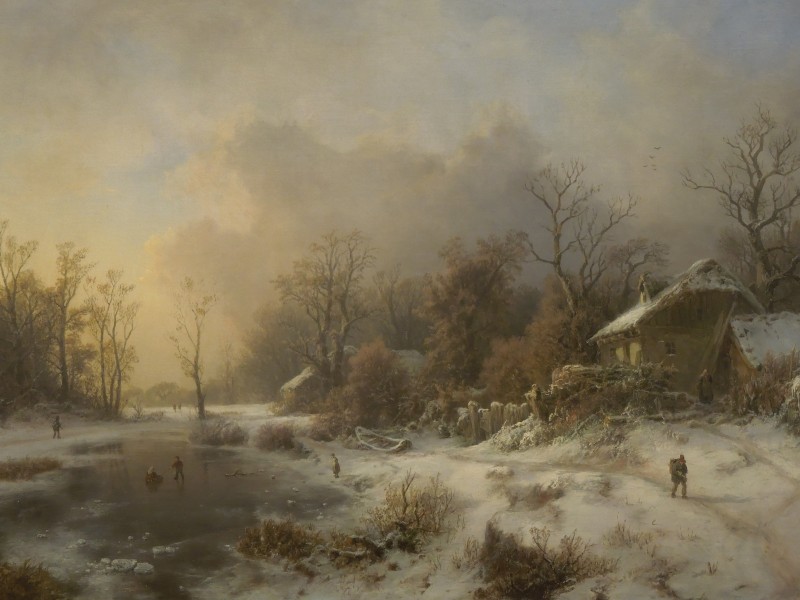 Winter Landscape by August Piepenhagen