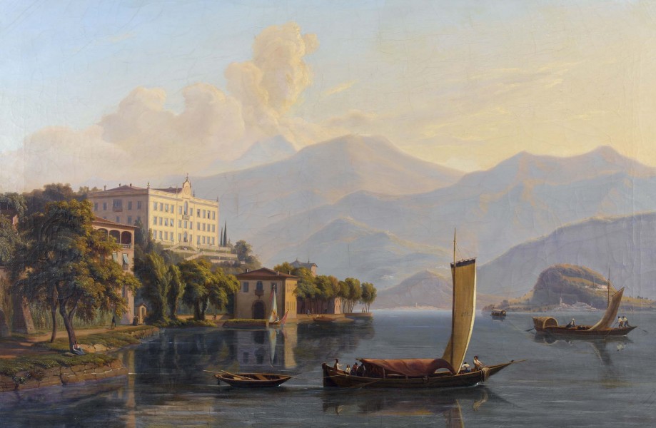 August von Bonstetten, Villa Carlotta, Lago di Como