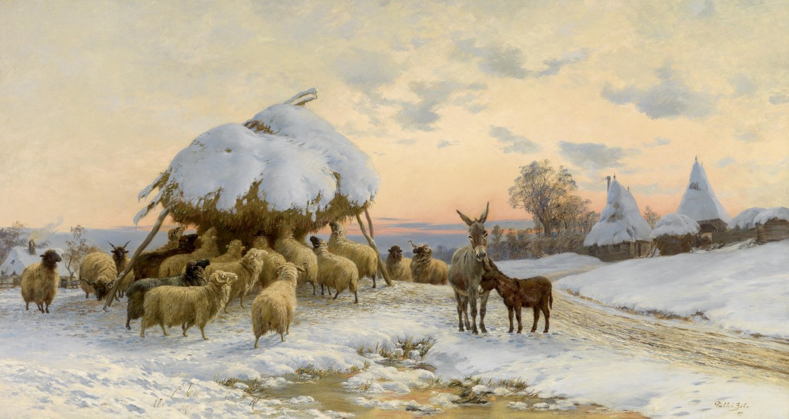 Béla Pállik Winterzeit 1901