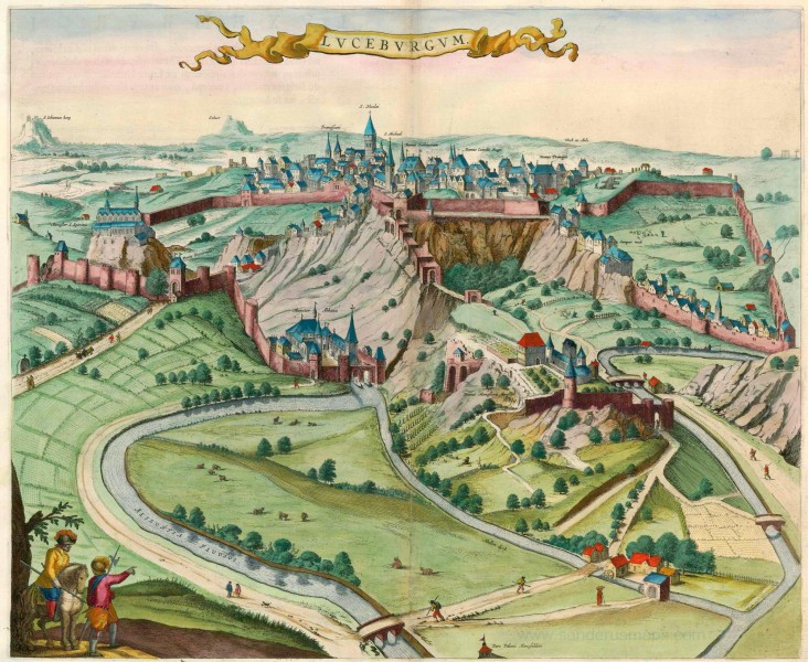 Blaeu Luxembourg 1649